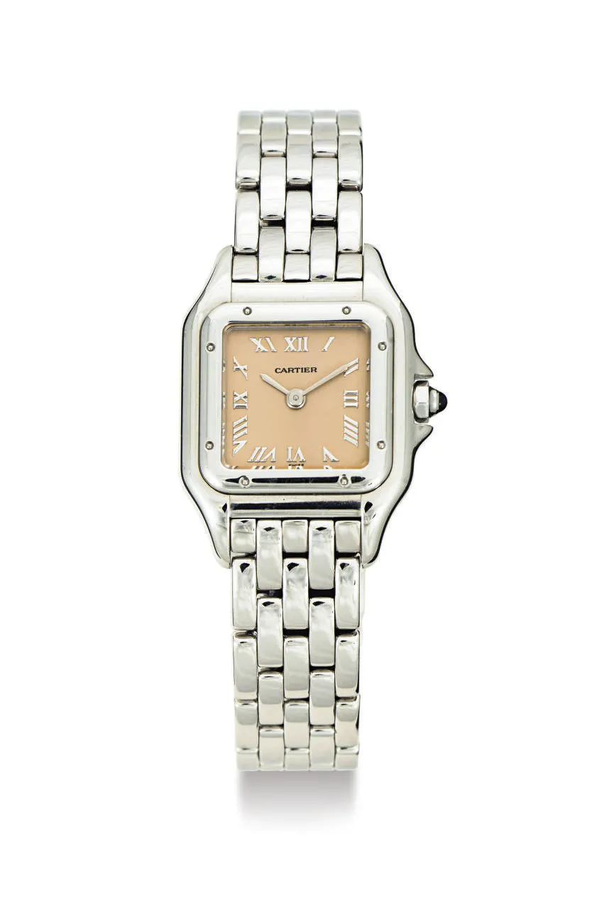 Cartier Panthère 1660 22mm White gold Salmon