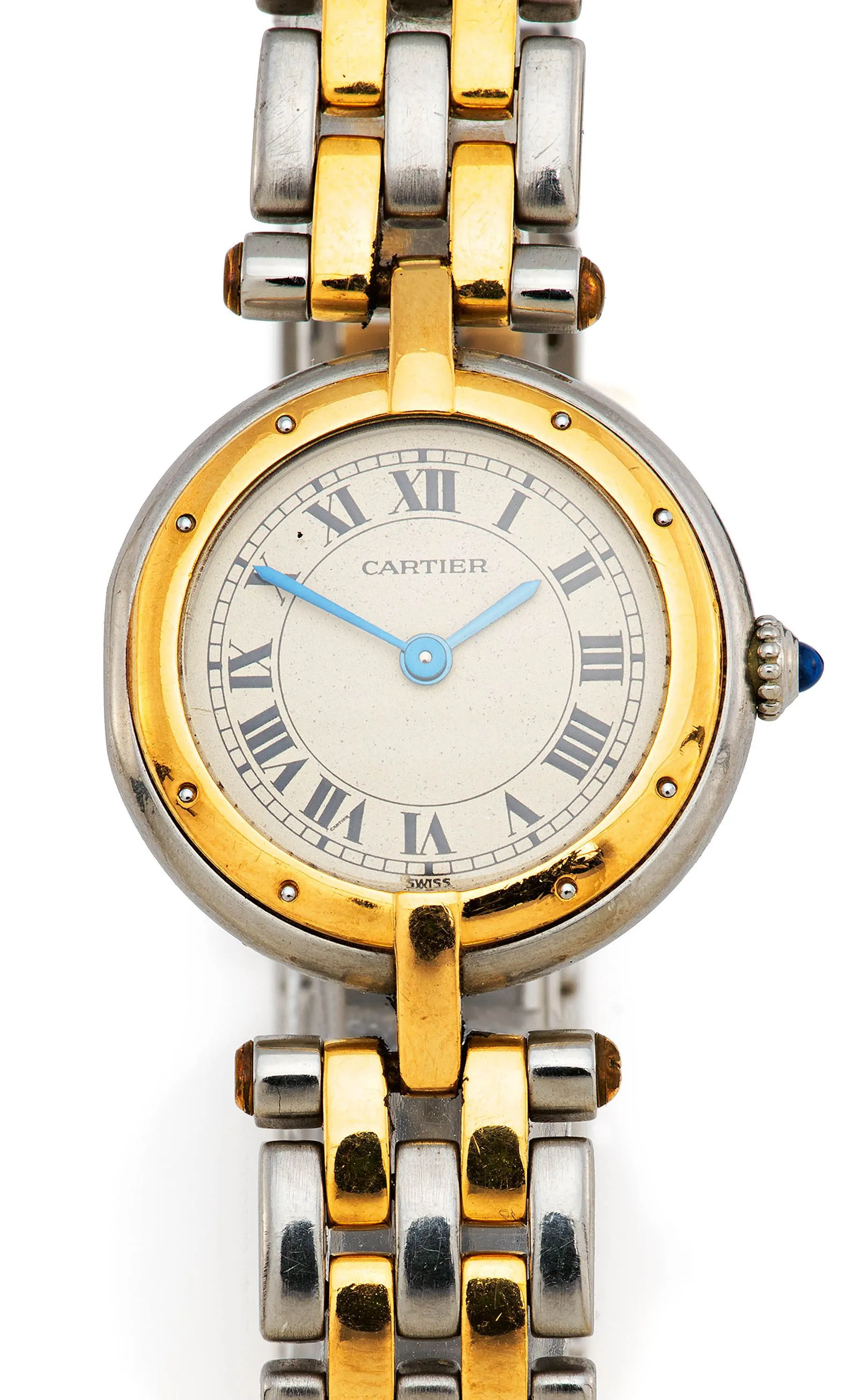 Cartier Panthère 166920 24mm Yellow gold and Stainless steel White