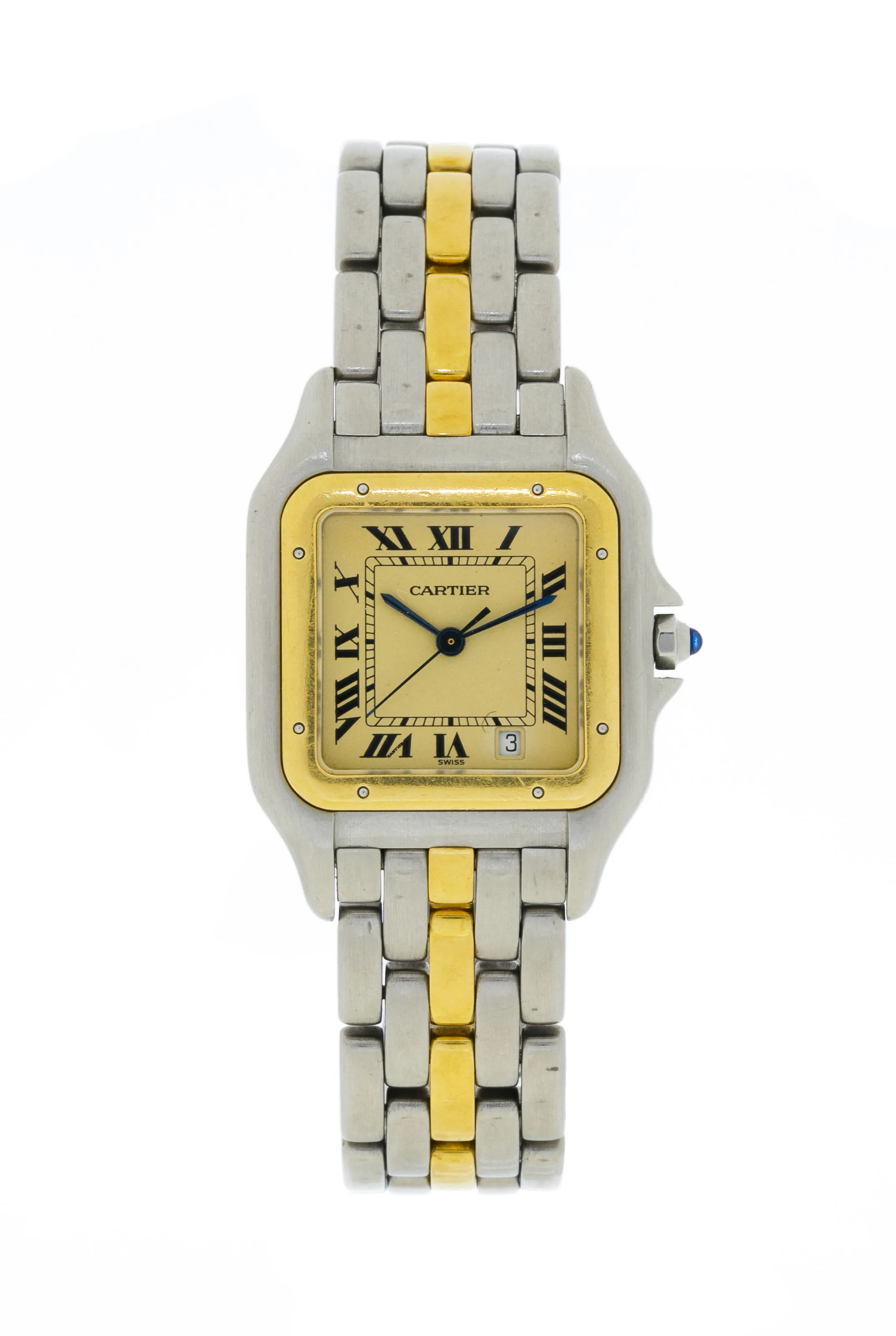 Cartier Panthère 8394 27mm Yellow gold and Stainless steel Champagne