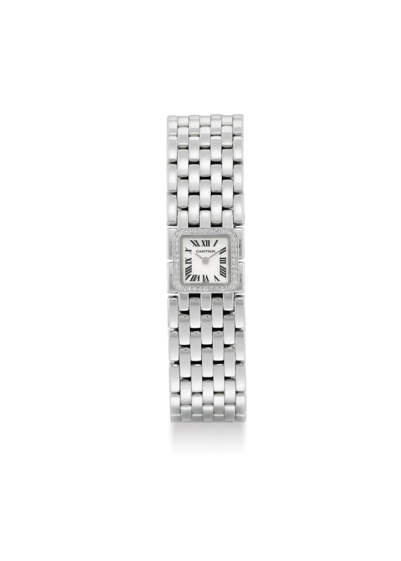 Cartier Panthère Ruban 2422 17mm White gold and Diamond Mother-of-pearl