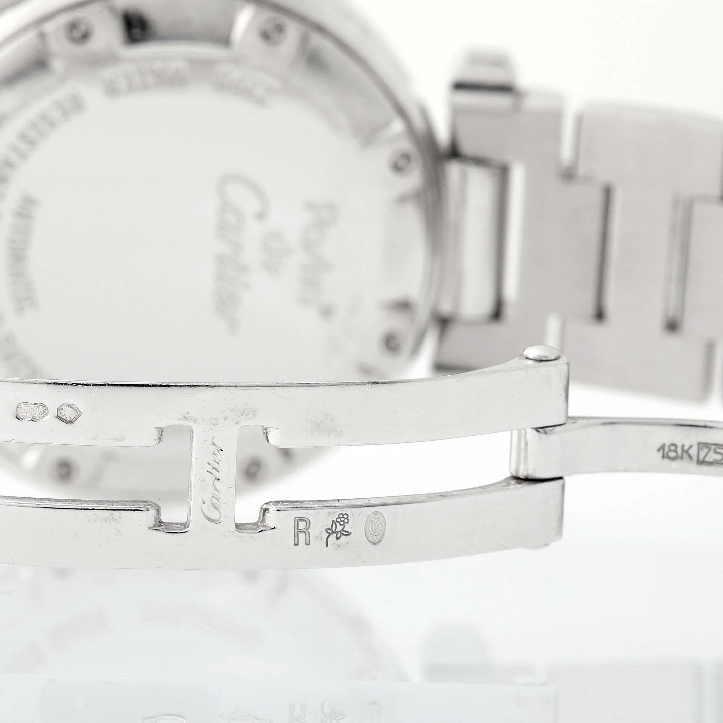 Cartier Pasha 2398 32mm White gold White 5