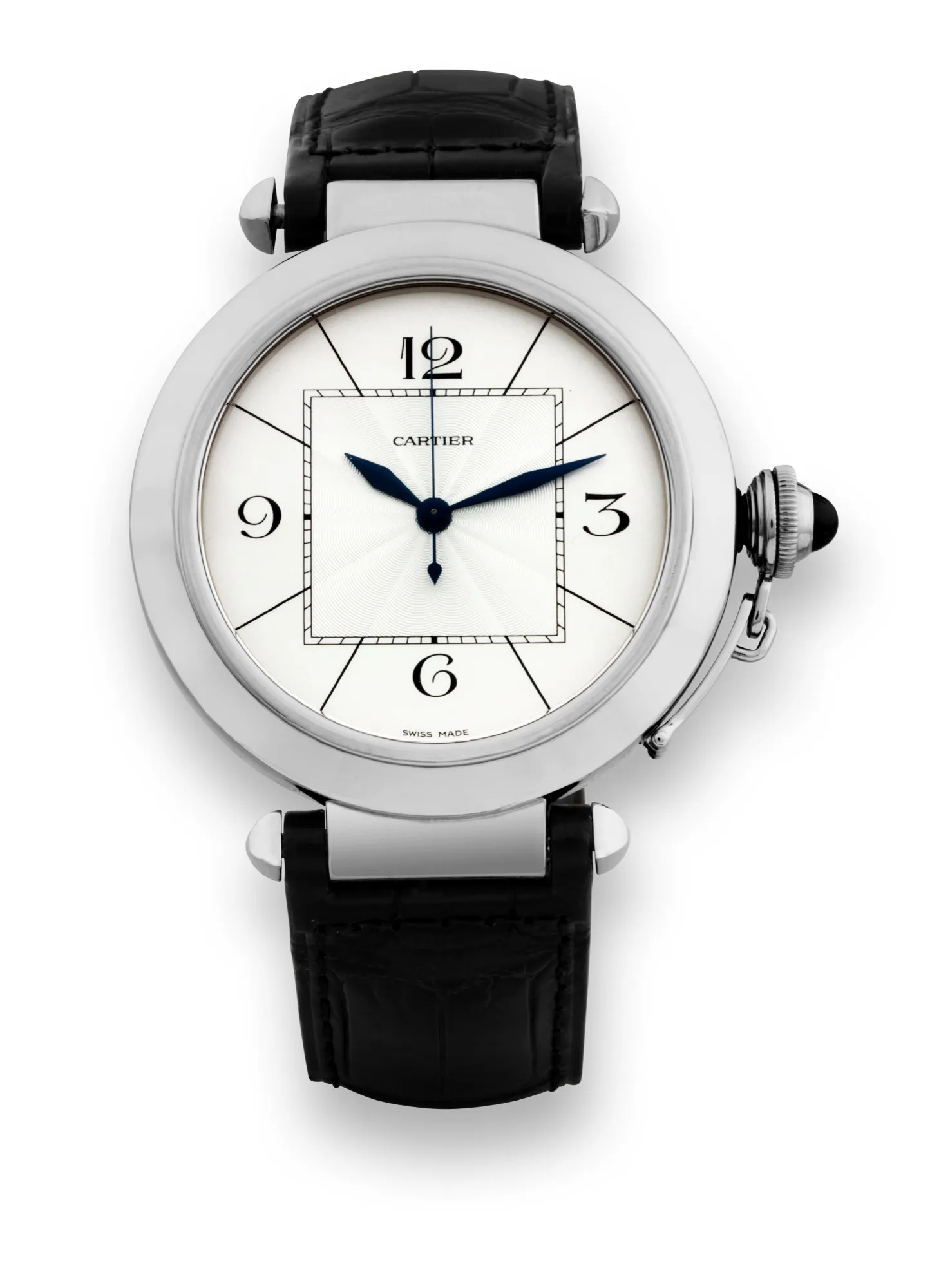 Cartier Pasha 2727 42mm White gold Silver