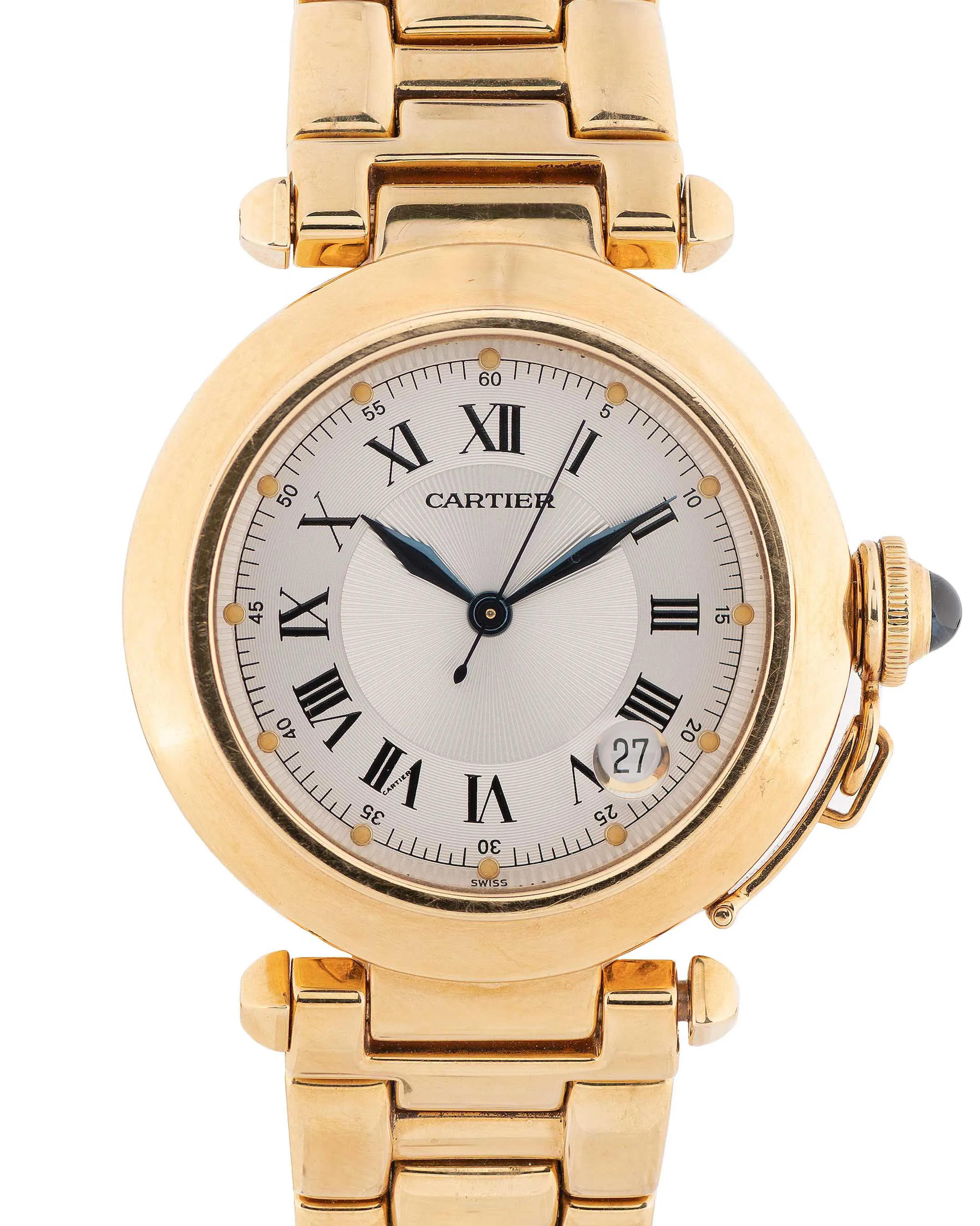 Cartier Pasha 820901 38mm Yellow gold White