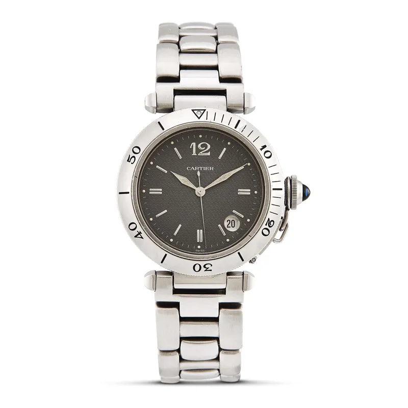 Cartier Pasha 1040-1 38mm Stainless steel Black