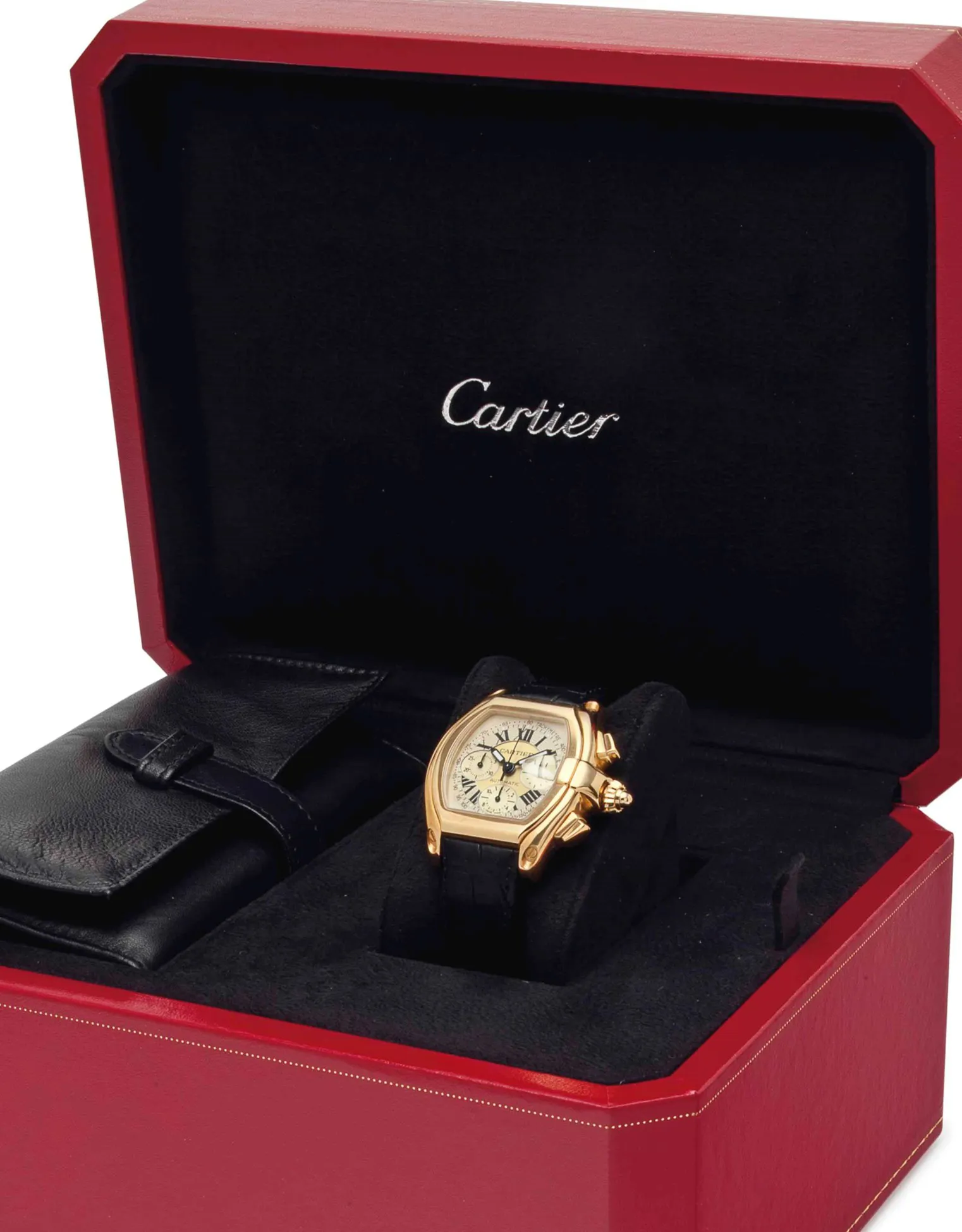 Cartier Roadster 2619 47.5mm Yellow gold Champagne