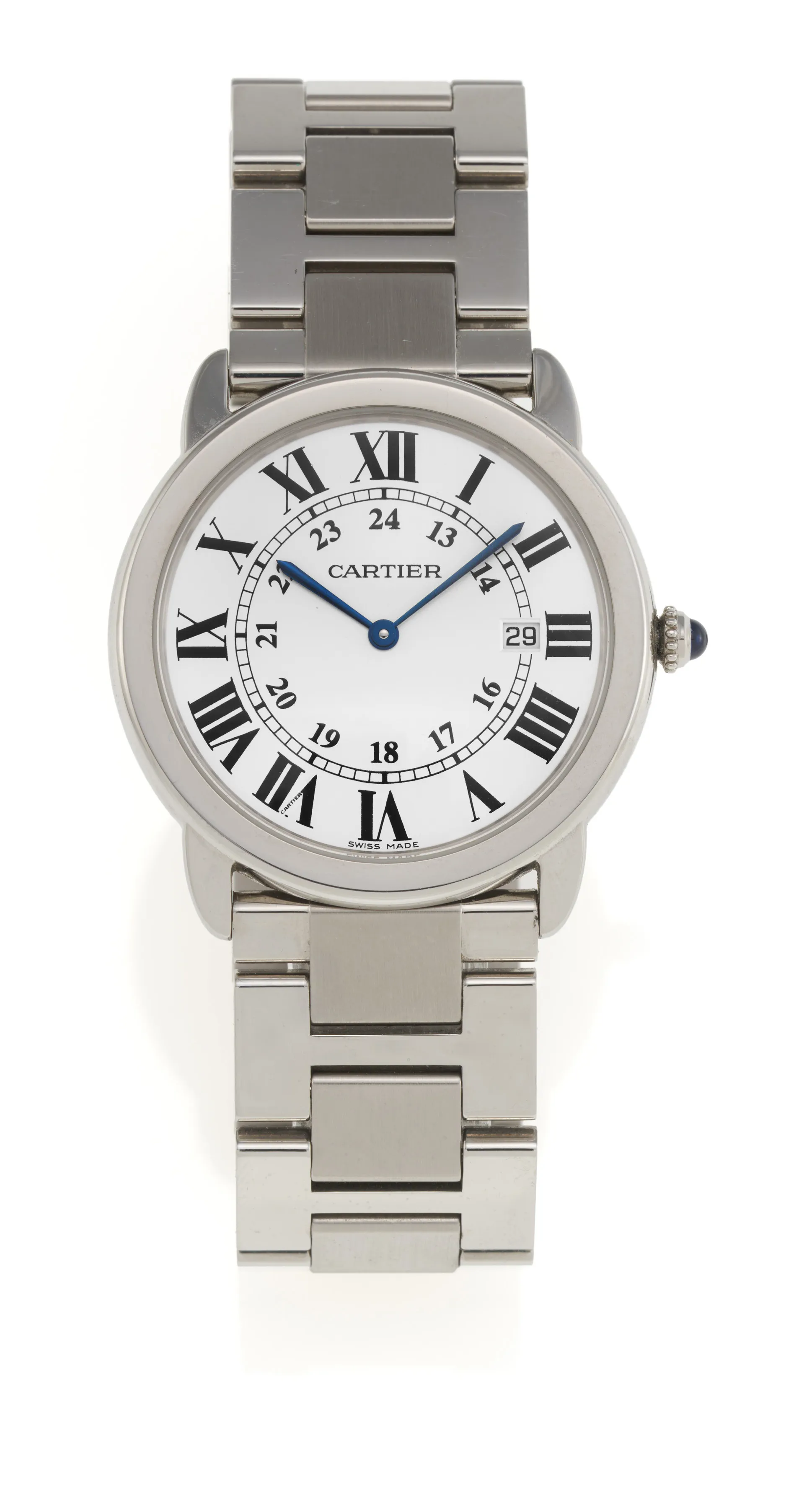 Cartier Ronde de Cartier 2934 38mm Stainless steel White