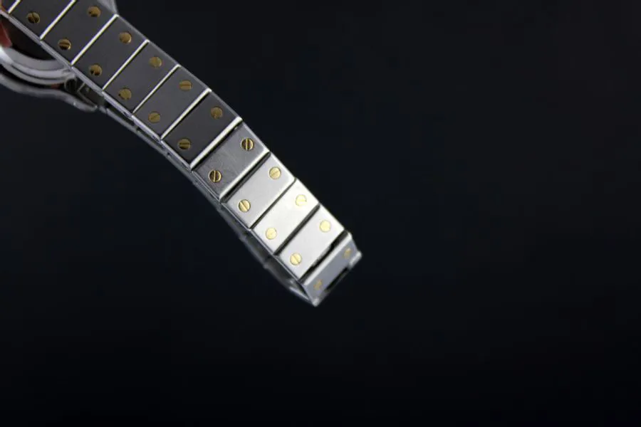 Cartier Santos 0907 24mm Yellow gold White 4