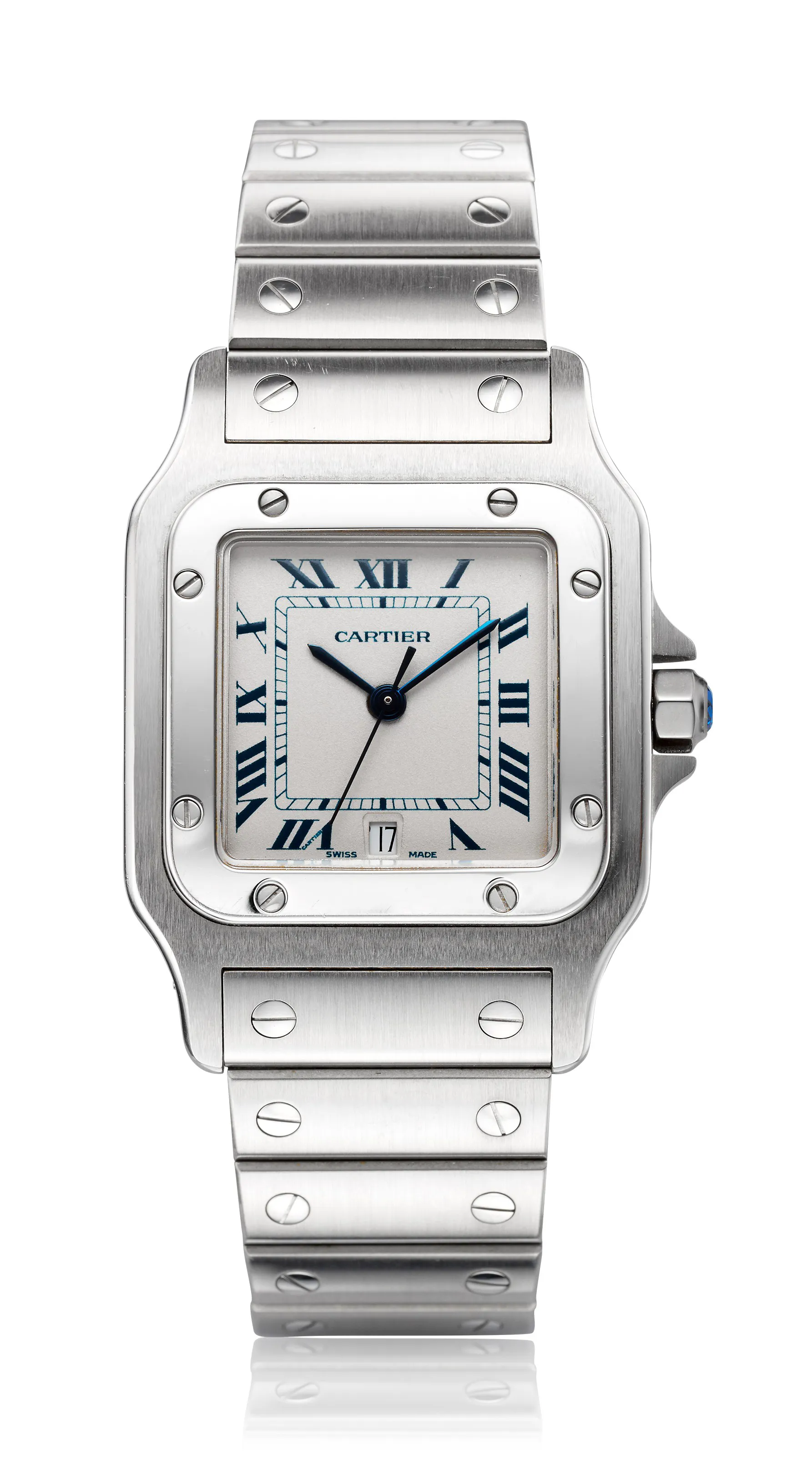 Cartier Santos 1564 29mm Stainless steel Off-white