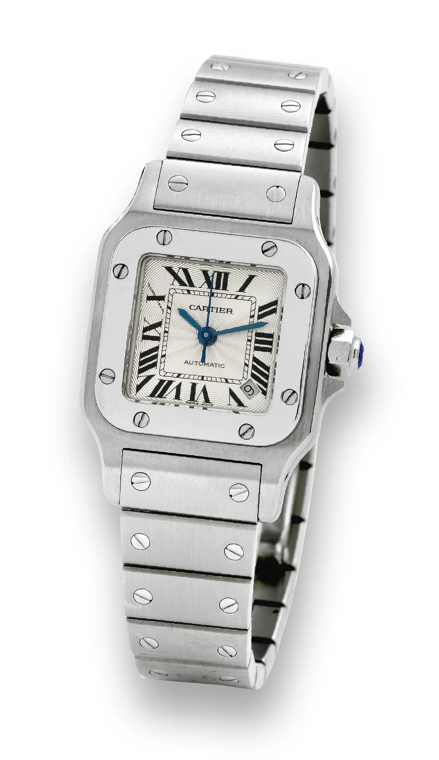 Cartier Santos 2423 24mm Stainless steel Silver