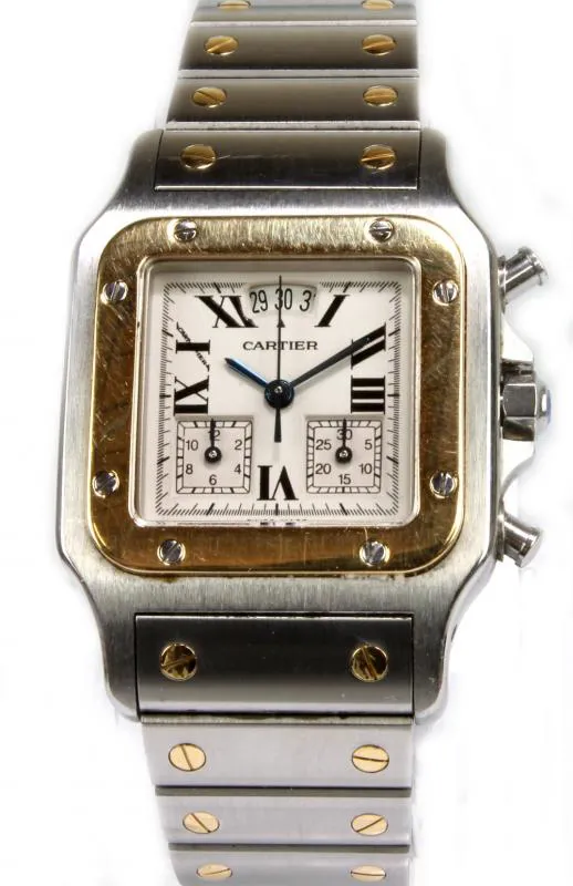 Cartier Santos 2425 Stainless steel White