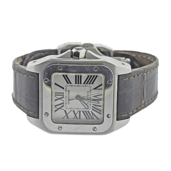 Cartier Santos 2878 33mm Stainless steel Silver
