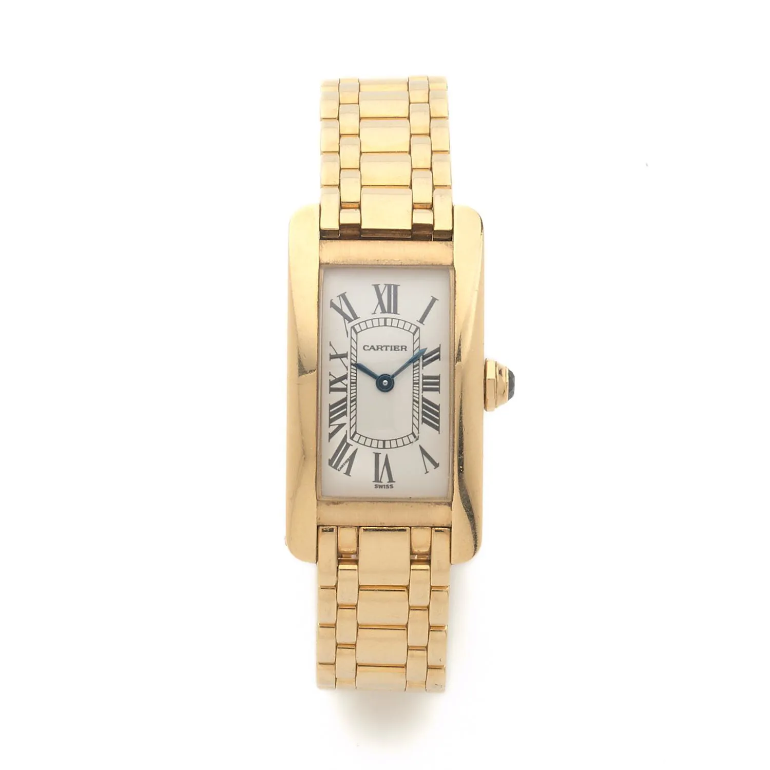 Cartier Tank 1710 35mm Yellow gold Cream