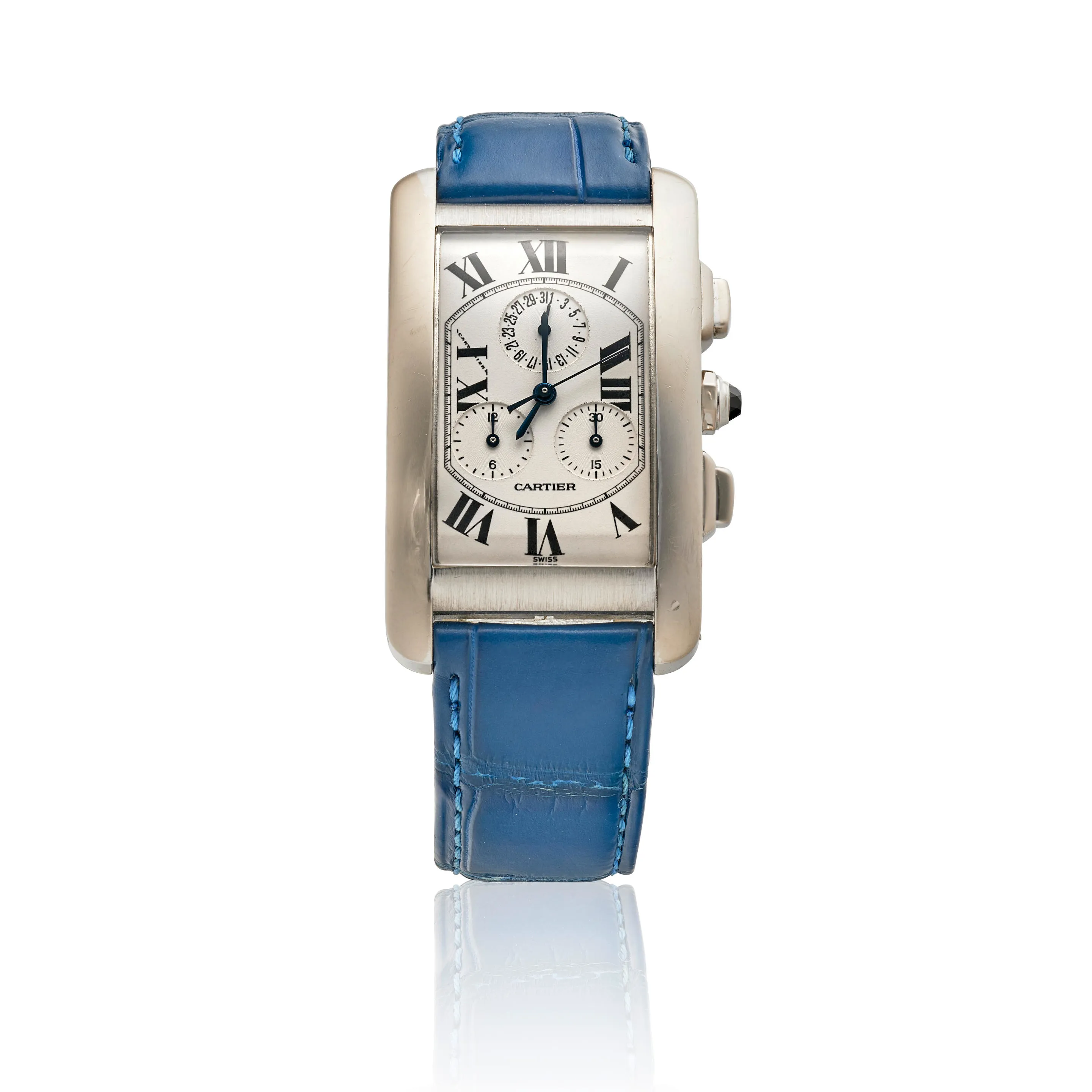 Cartier Tank 2312 26mm White gold Cream