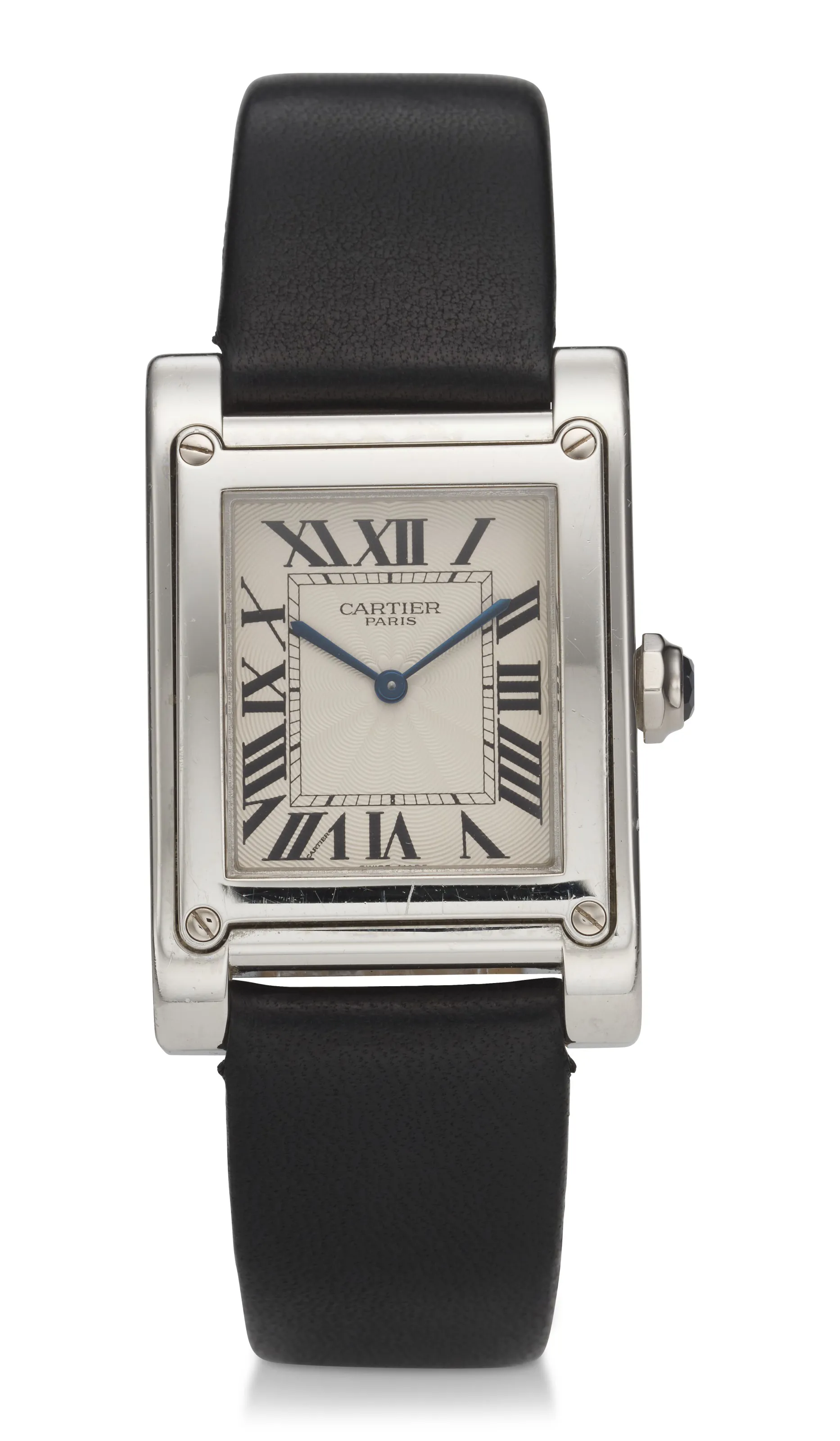 Cartier Tank 2485 C 27mm Platinum White