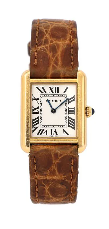 Cartier Tank 2743 24.5mm Rose gold White