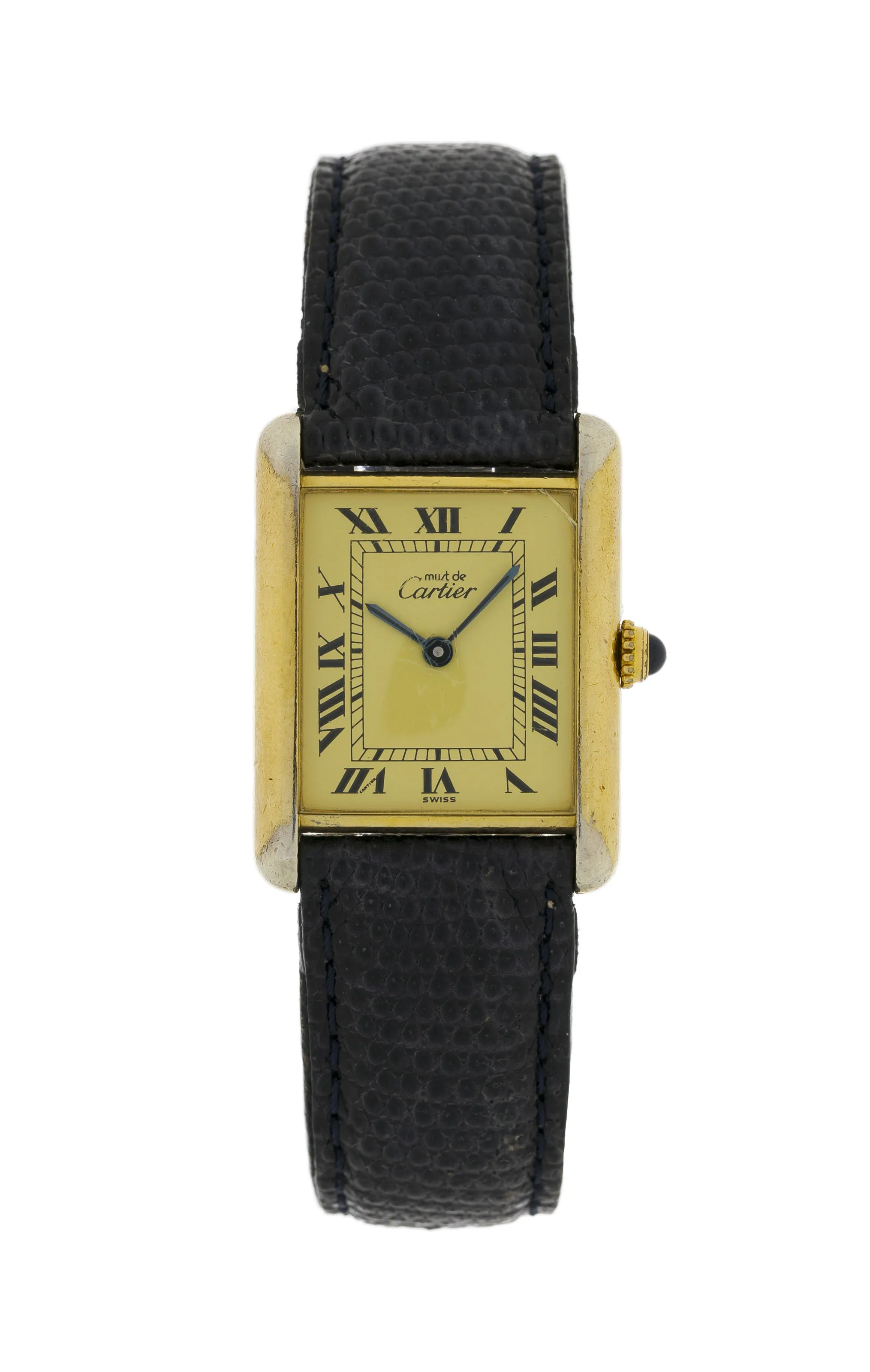 Cartier Tank 590005 23mm Yellow gold Champagne