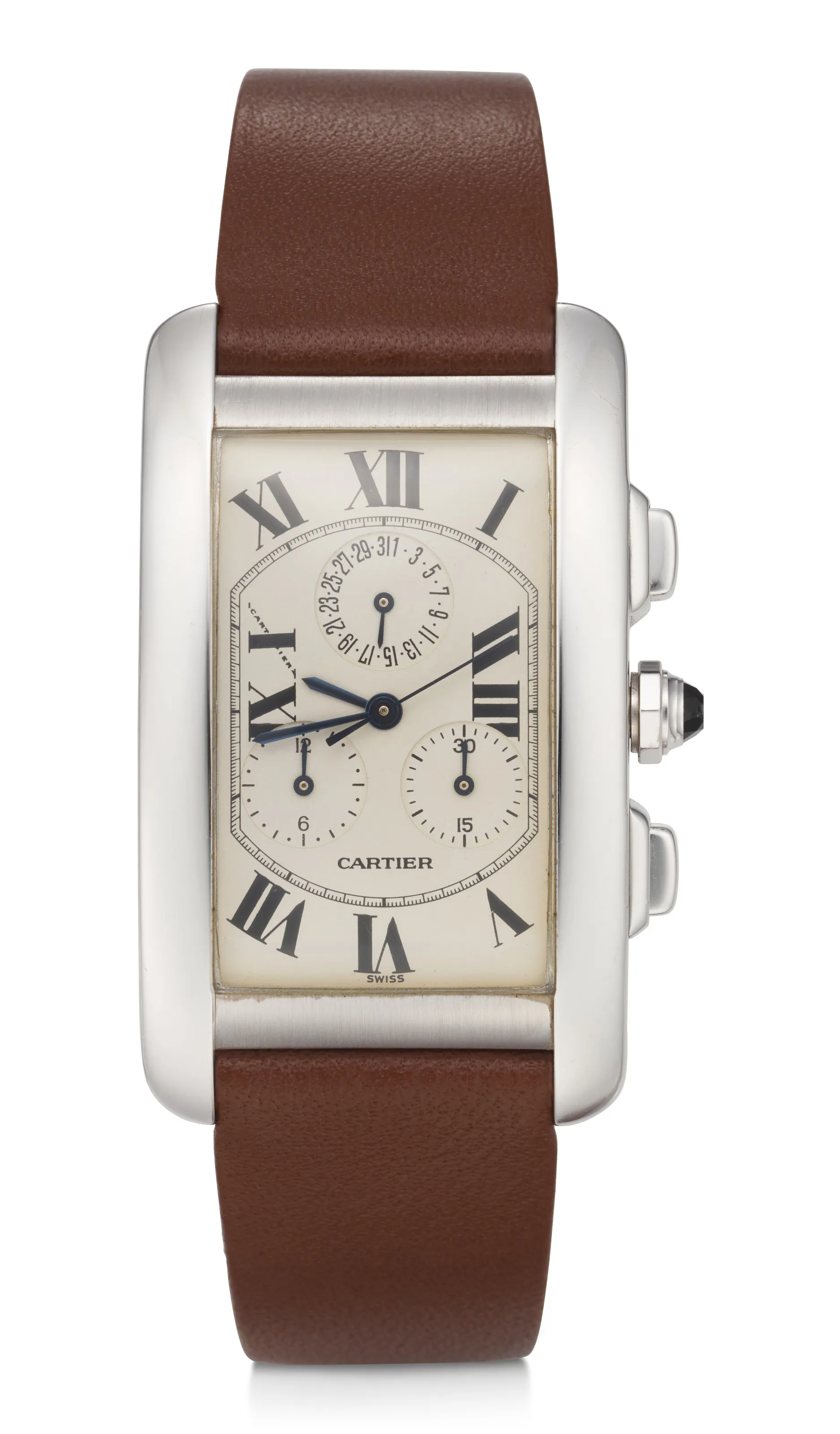 Cartier Tank Américaine 2312 32mm White gold White