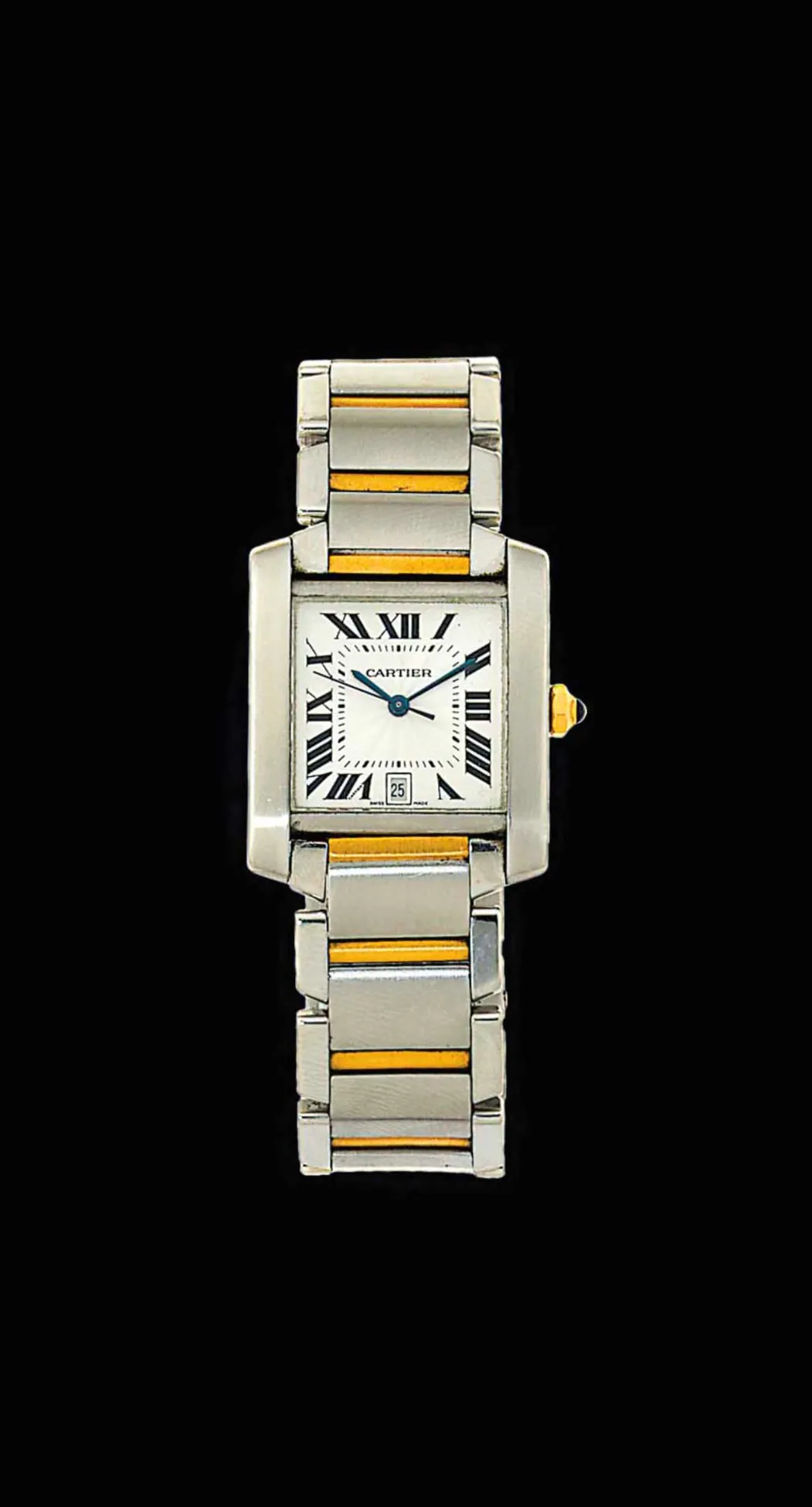 Cartier Tank Française W51005Q4 28mm Stainless steel Silver