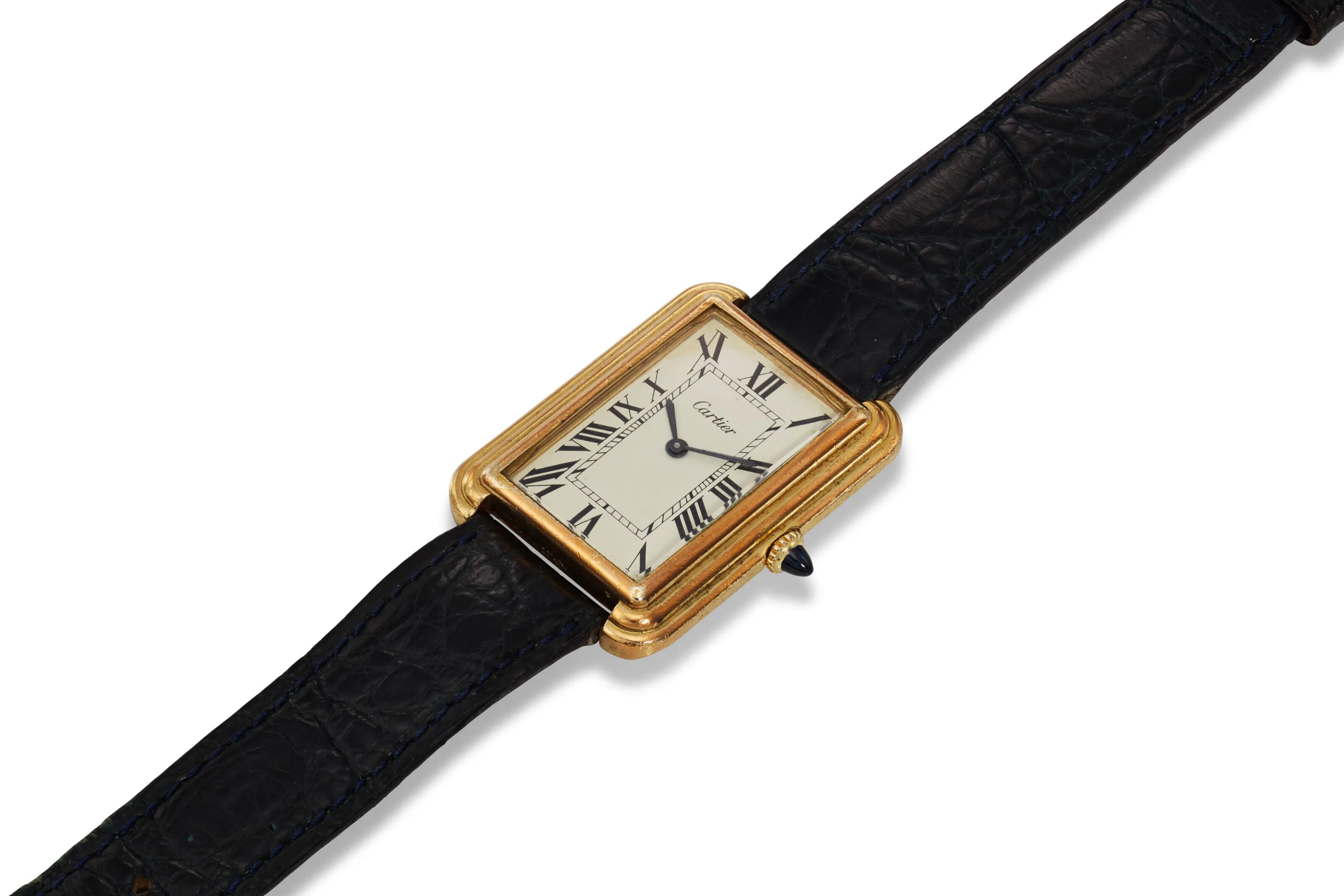 Cartier Tank 15716 22.5mm Yellow gold White 1