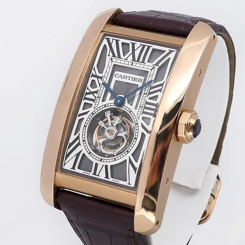 Cartier Tank W2620008 36mm Rose gold Gray