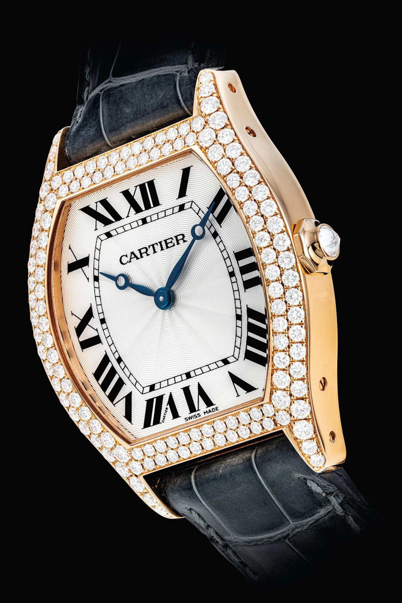 Cartier 2498 8mm Rose gold and Diamond