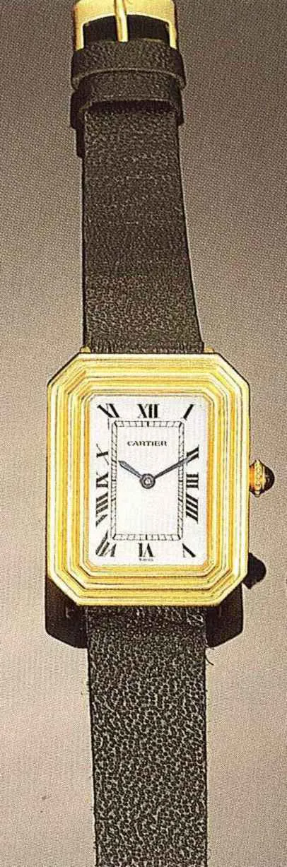 Cartier 24mm Yellow gold White