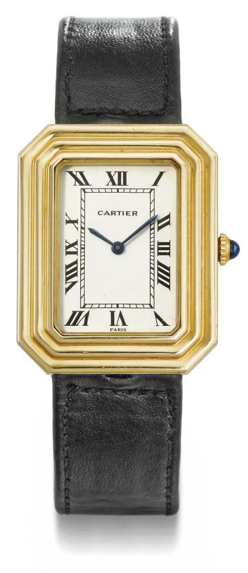 Cartier Cristallor 28mm Yellow gold White