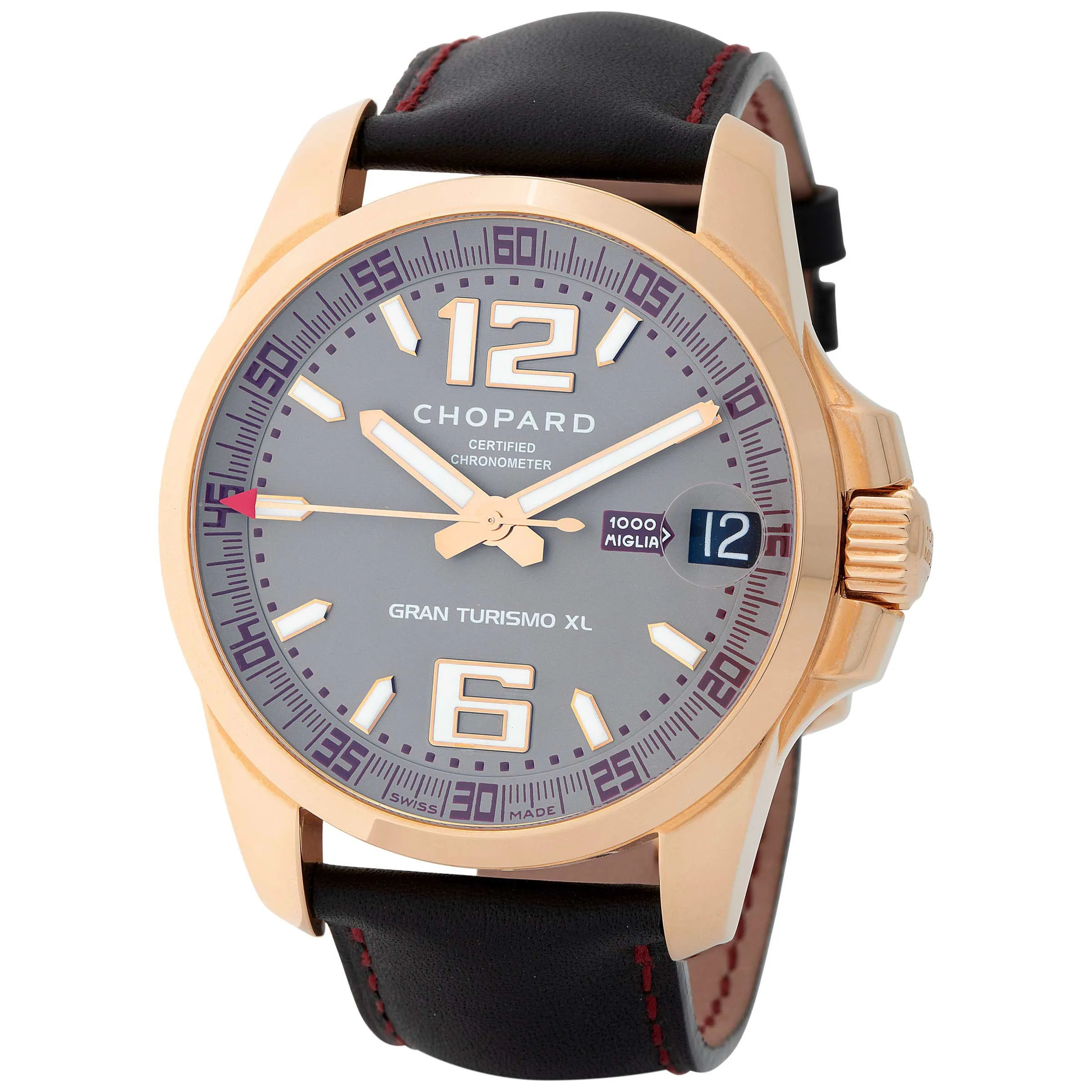 Chopard Gran Turismo XL 16/1264/1 45mm Rose gold Gray