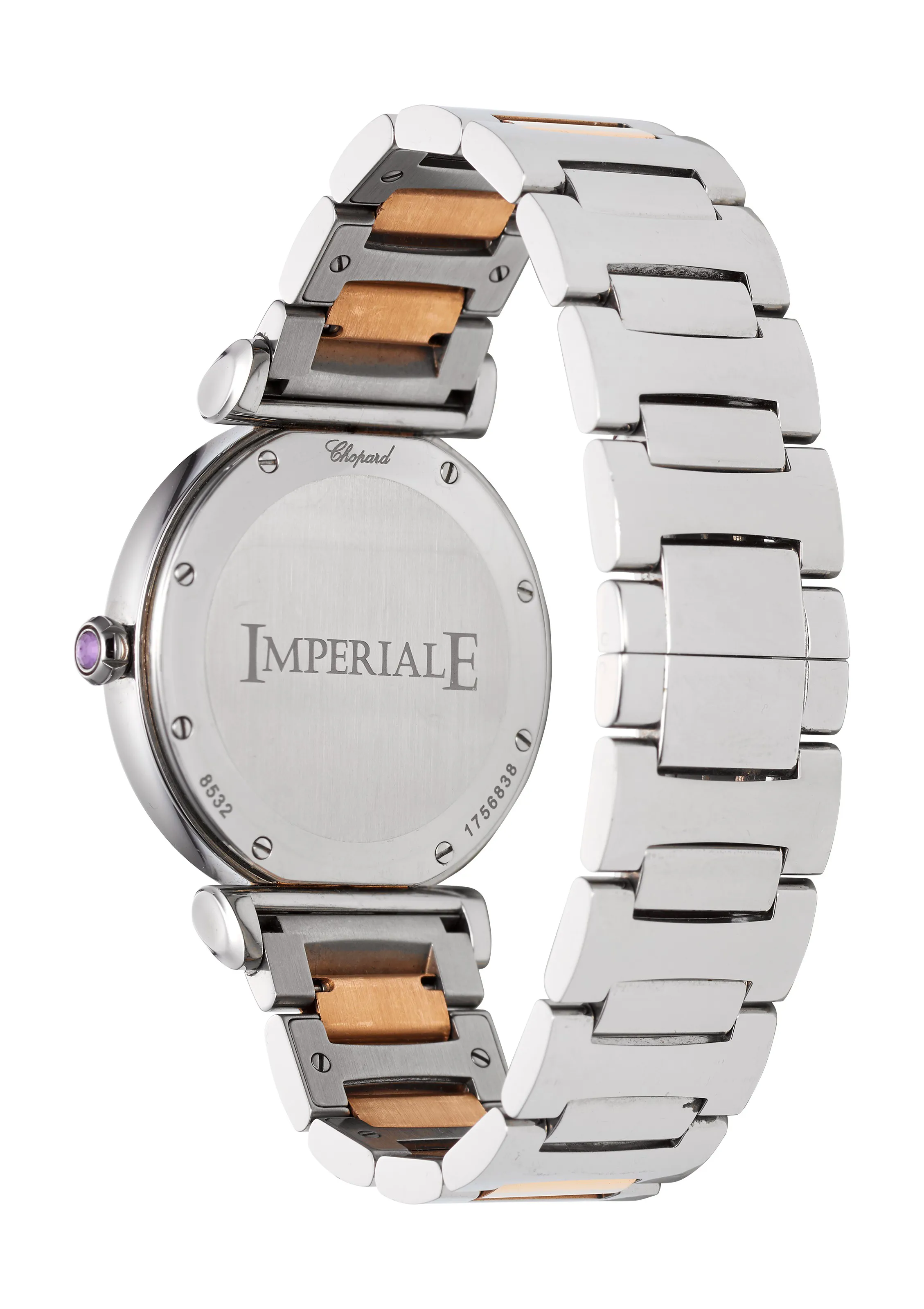 Chopard Imperiale 8532 36mm Rose gold and Stainless steel Mother-of-pearl 1