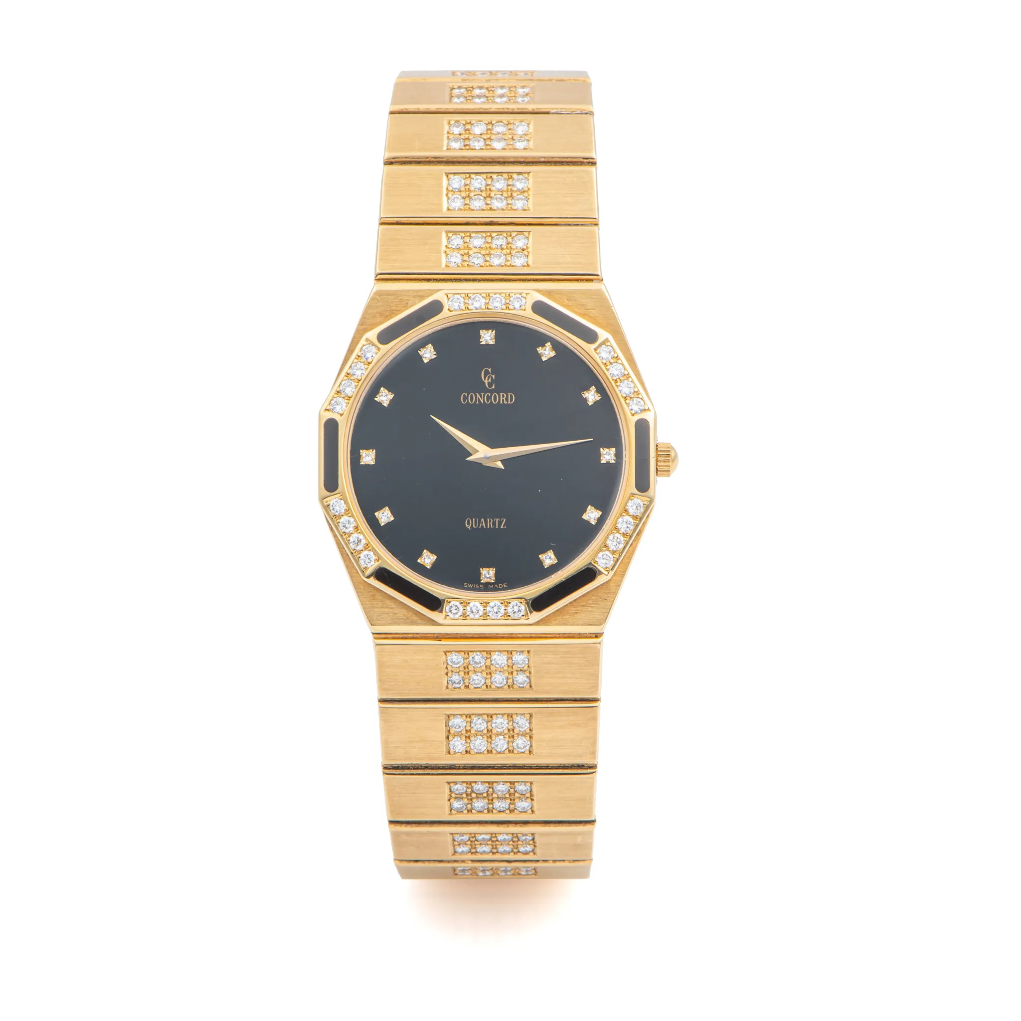 Concord Mariner 51.81.115 31mm Yellow gold and Diamond Black