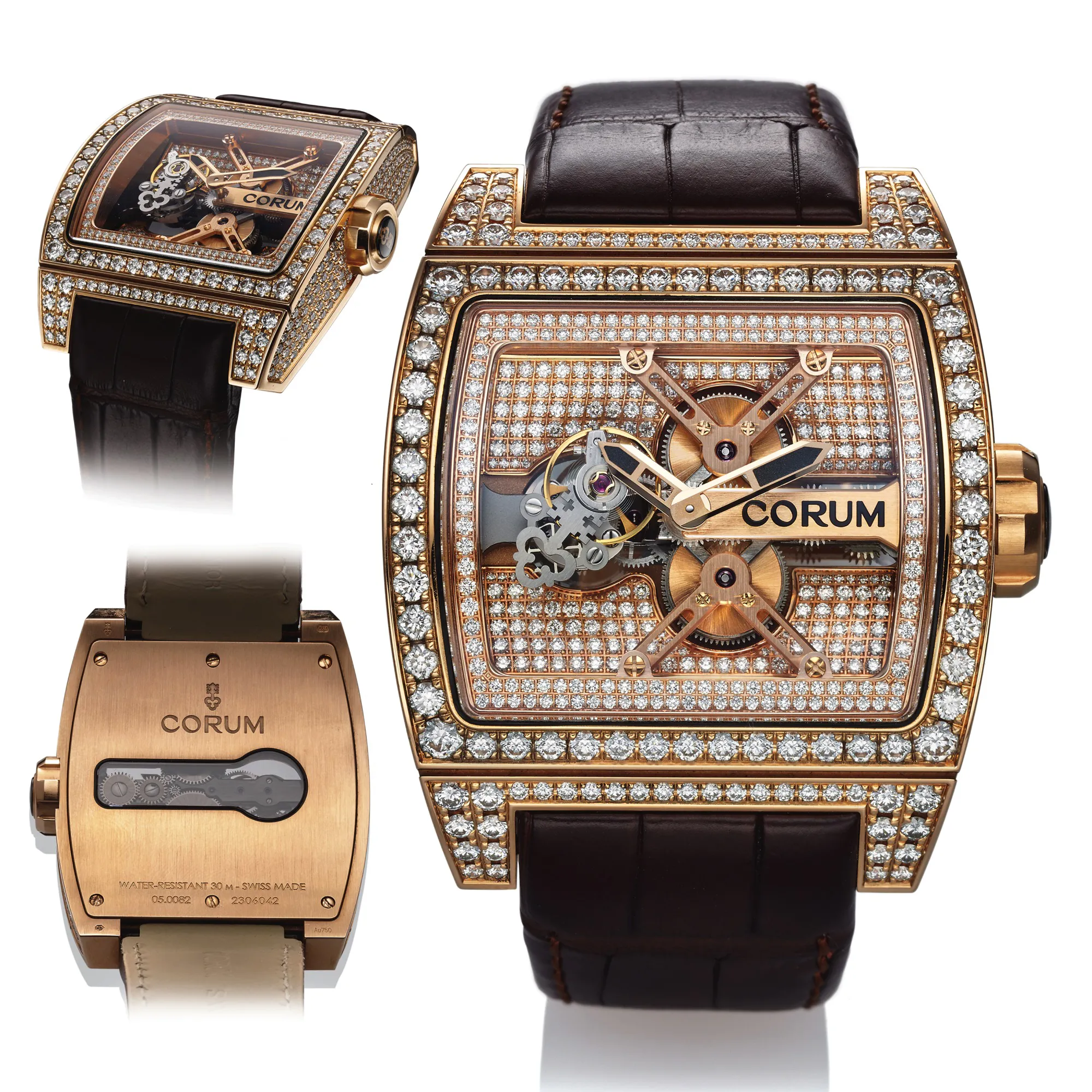 Corum Ti-Bridge 05.0082 42mm Rose gold Rose gold