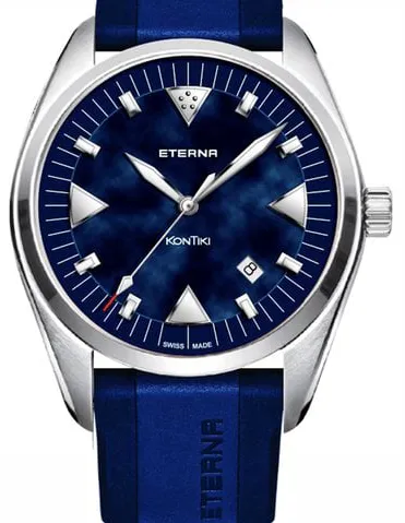 Eterna Kontiki 1220.41.81.1395 42mm Stainless steel Blue