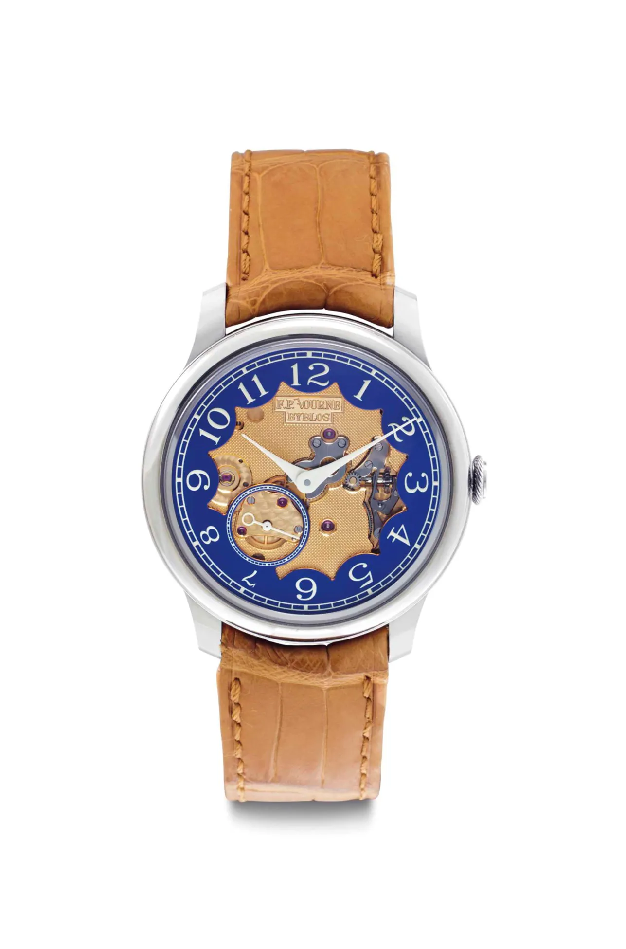 F.P. Journe Chronomètre Bleu Byblos 39mm Tantalum Semi-skeletonized