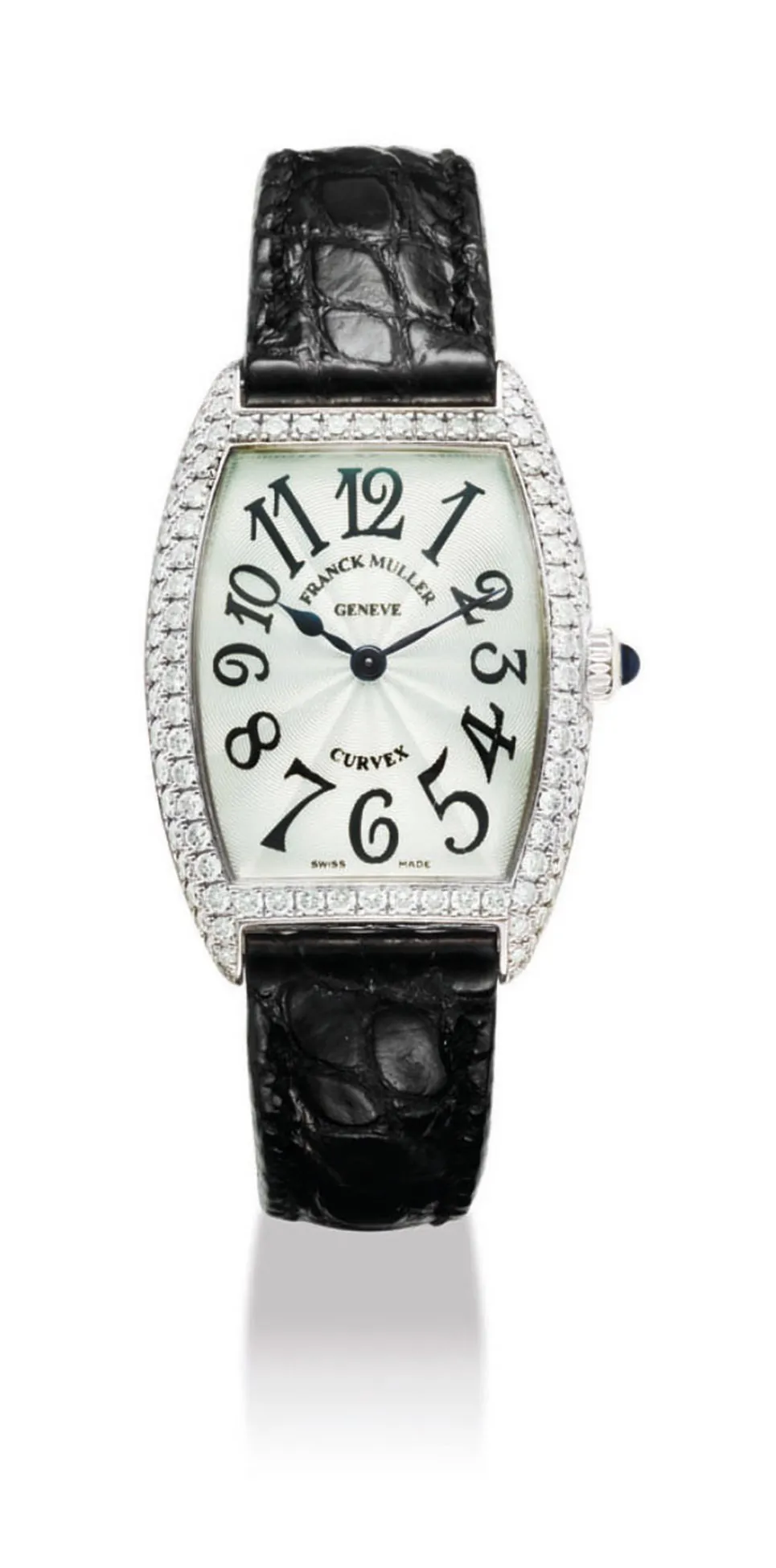 Franck Muller 1752 QZ D 24mm White gold Silvered