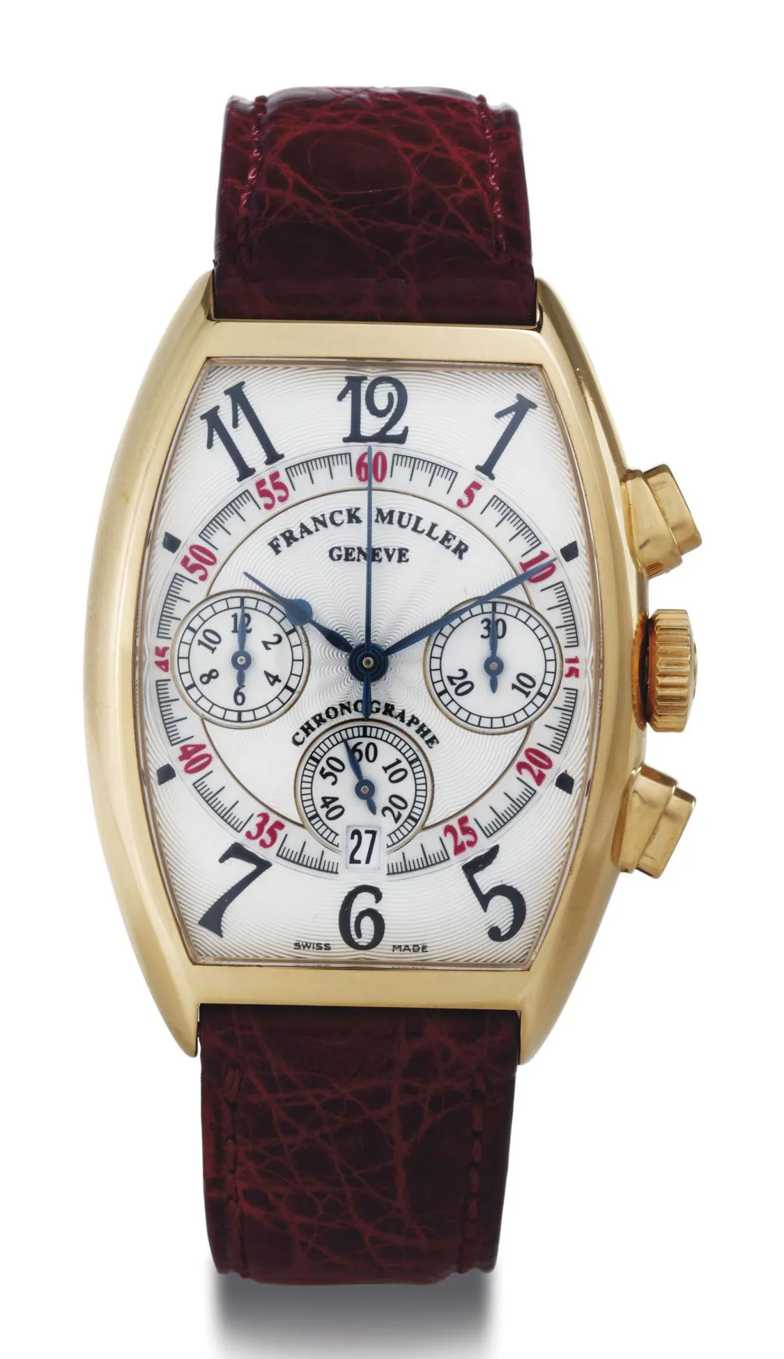 Franck Muller 5850 CC AT 45mm Yellow gold Silver