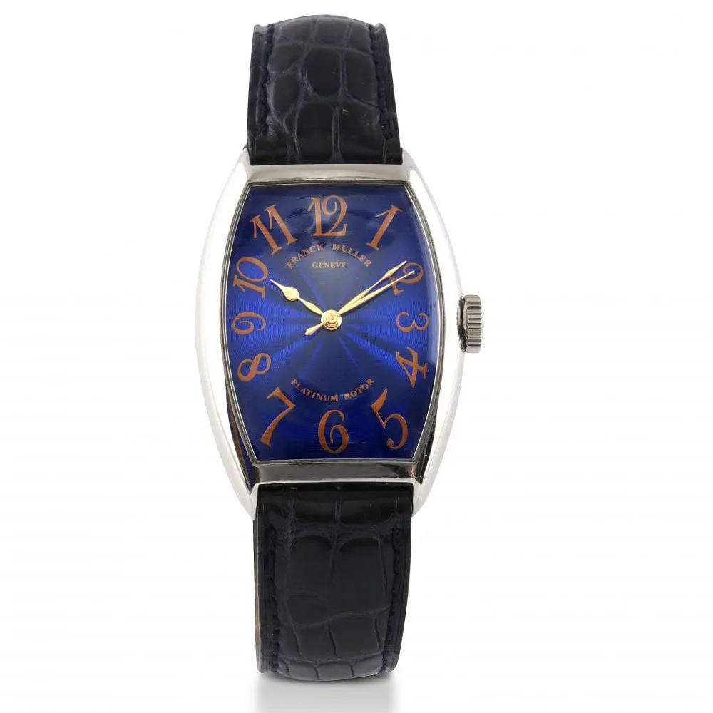 Franck Muller Casablanca 5850 SC 32mm White gold Blue