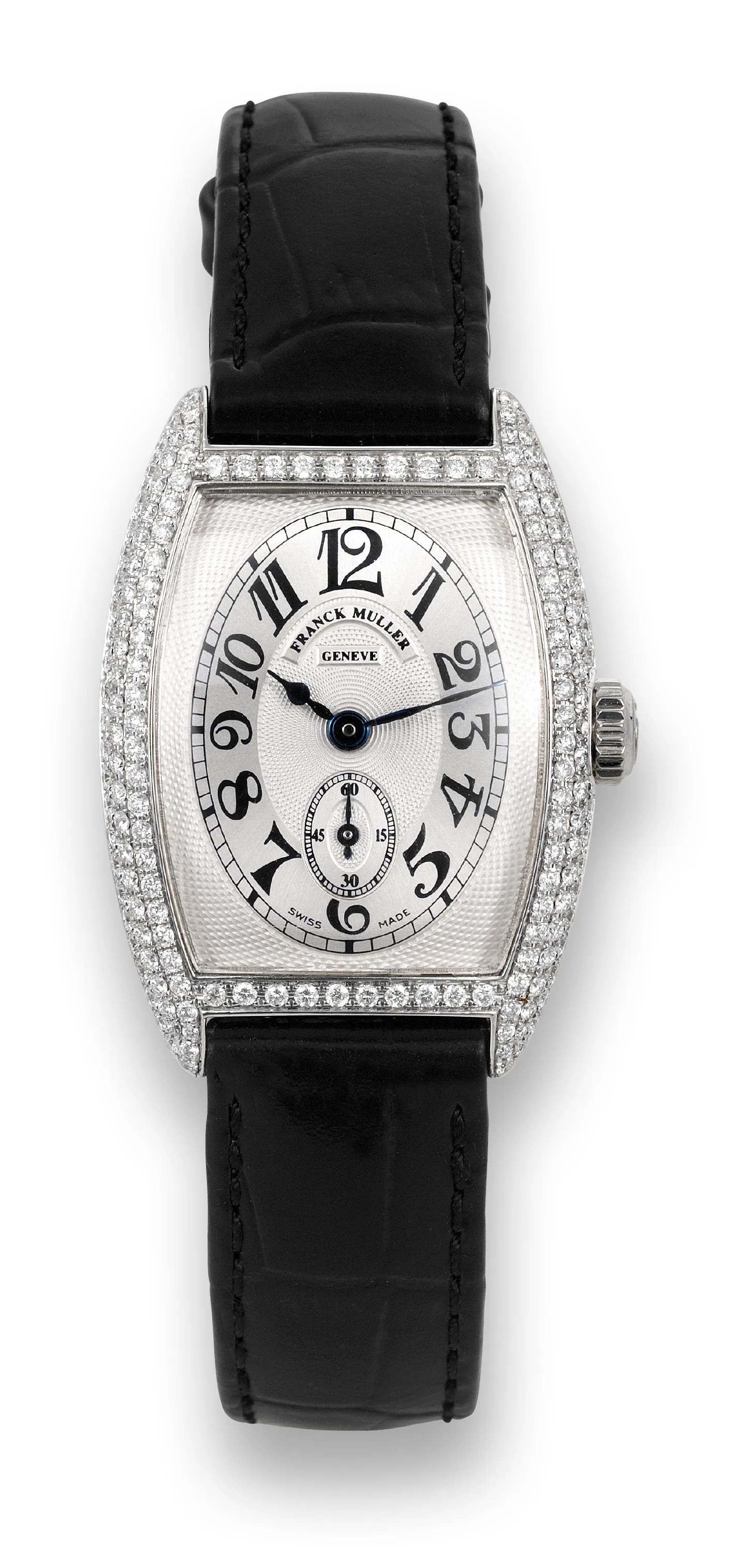 Franck Muller Cintree Curvex 1752 25mm White gold Two-tones silvered