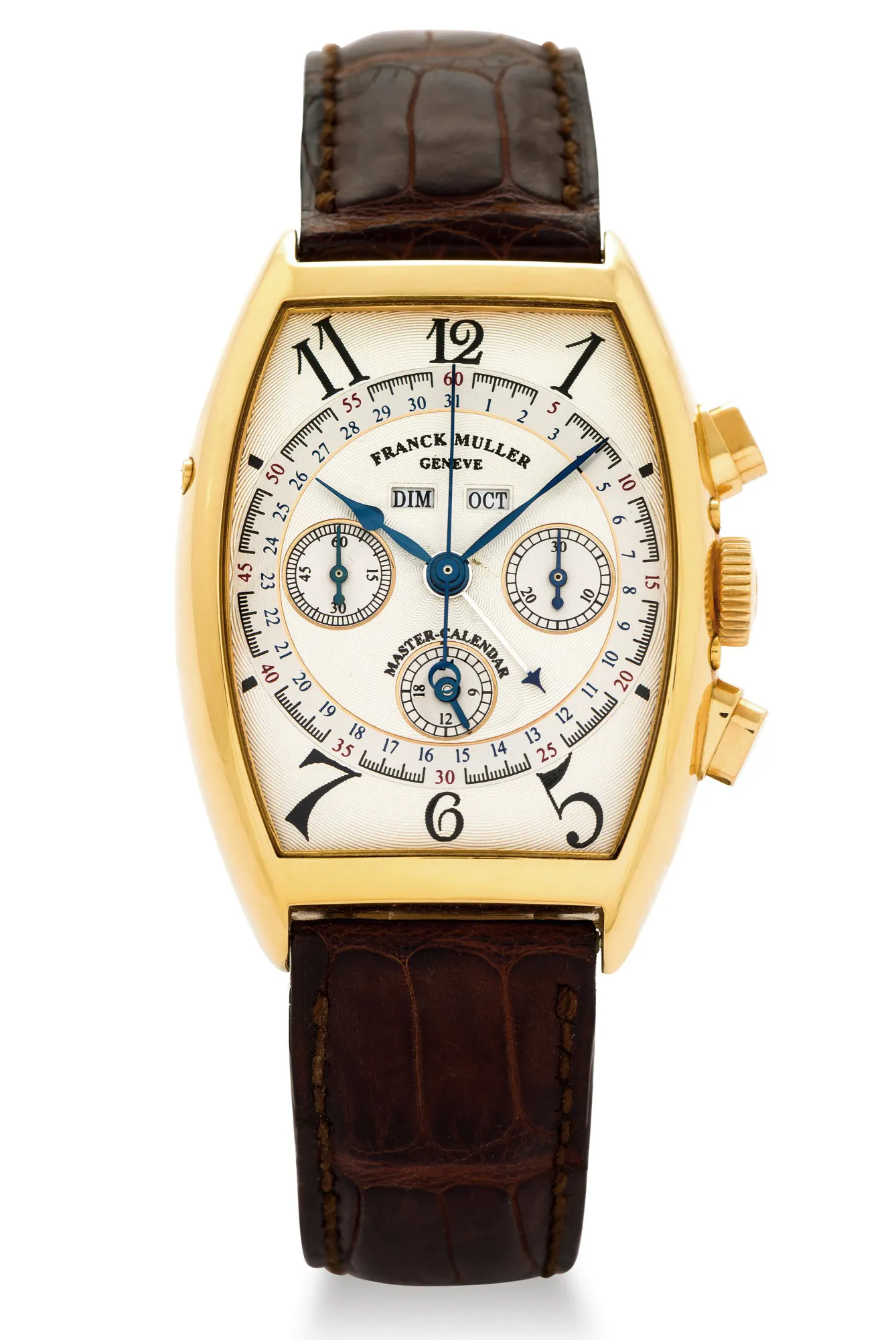 Franck Muller Cintree Curvex 6850 34mm Rose gold Silver