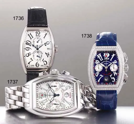 Franck Muller Master Banker 6850 MB 34mm White gold Silver