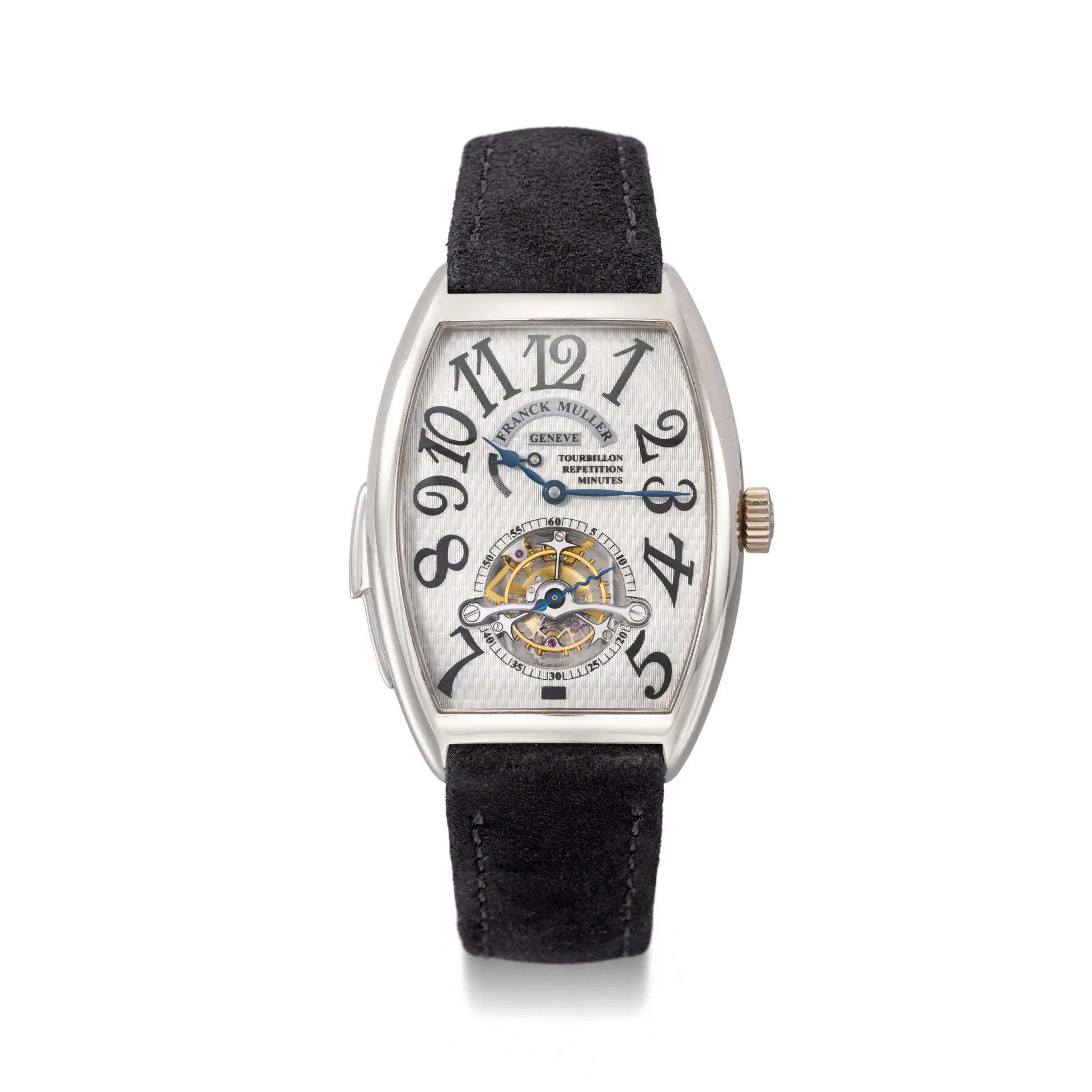 Franck Muller 1200 CC AT 34mm White gold Silver