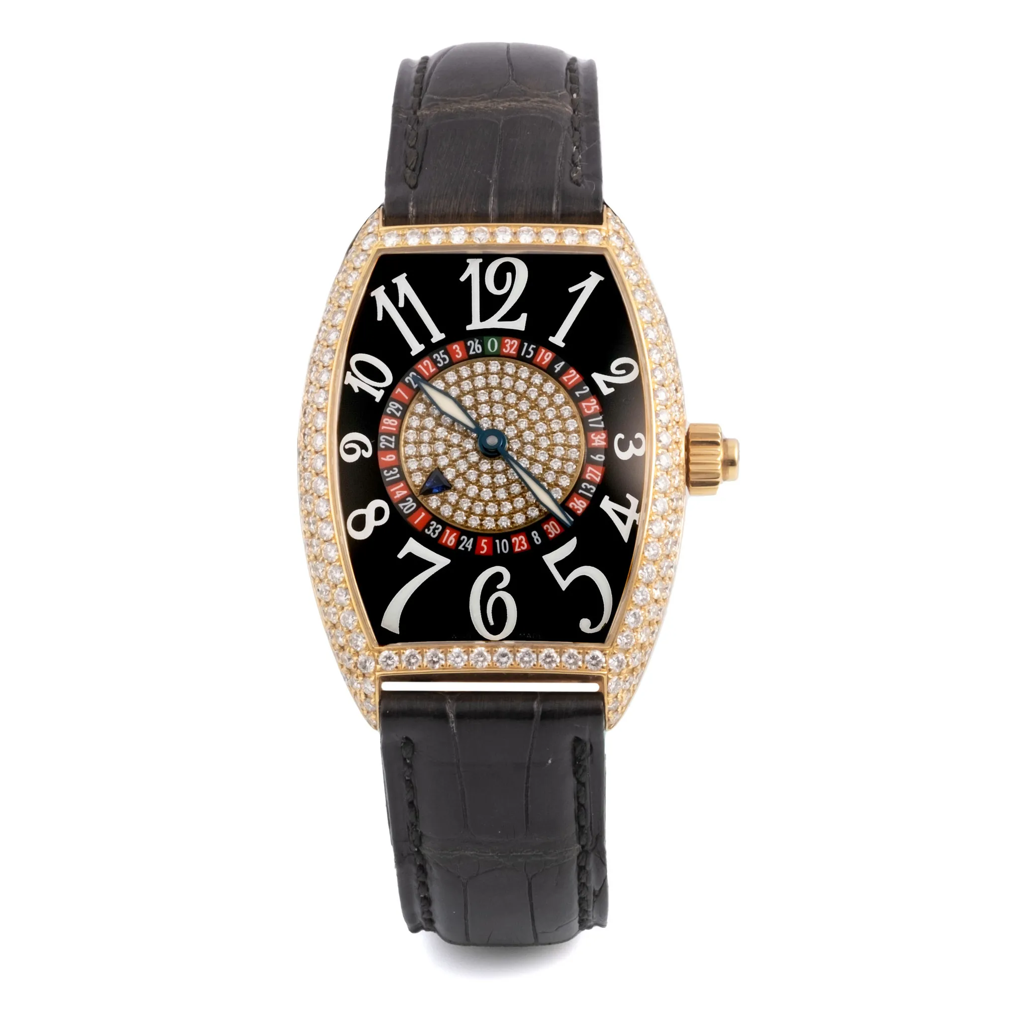 Franck Muller Vegas 5850 32mm Yellow gold Diamond