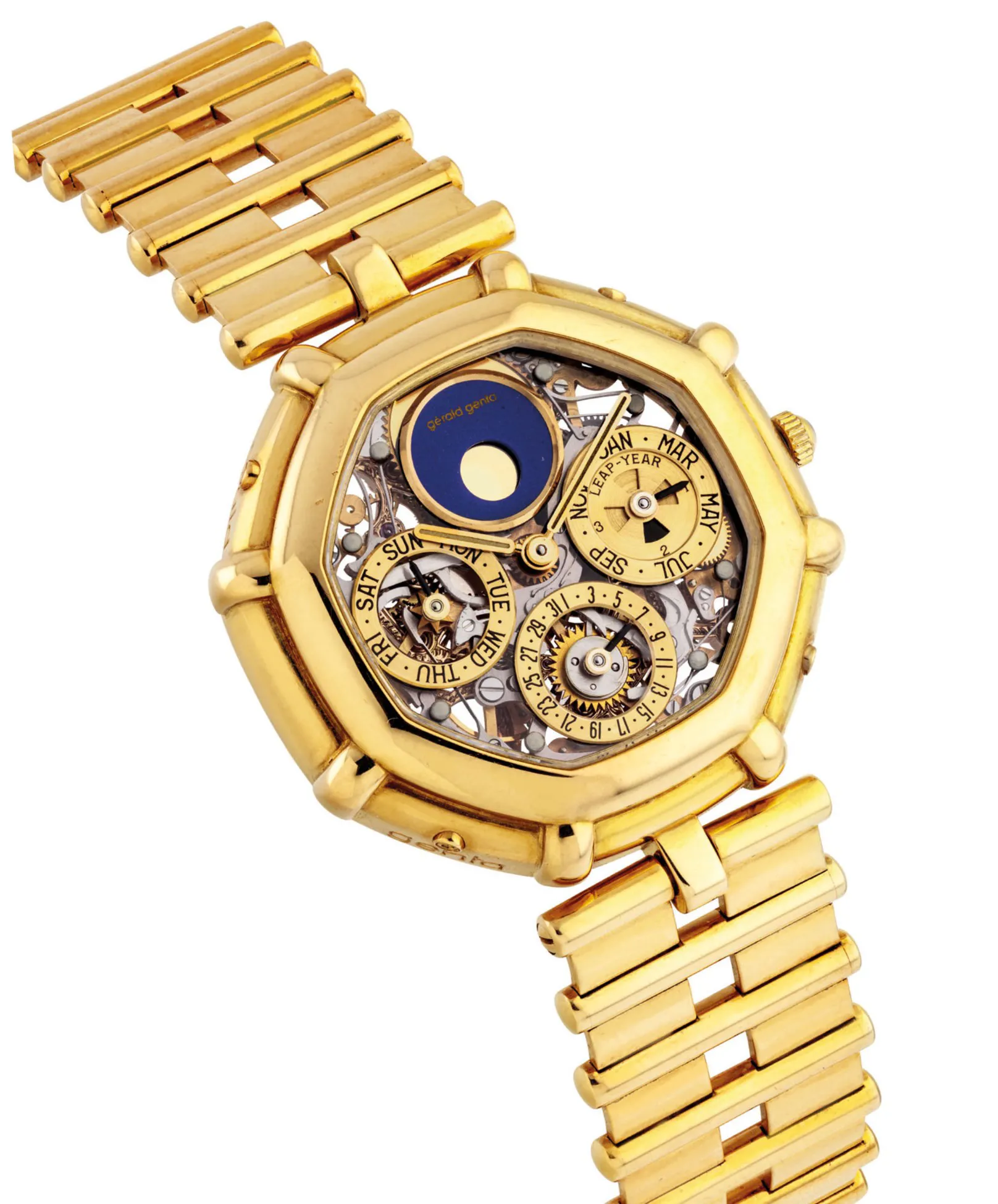 Gérald Genta G25394 35mm Yellow gold Skeletonized