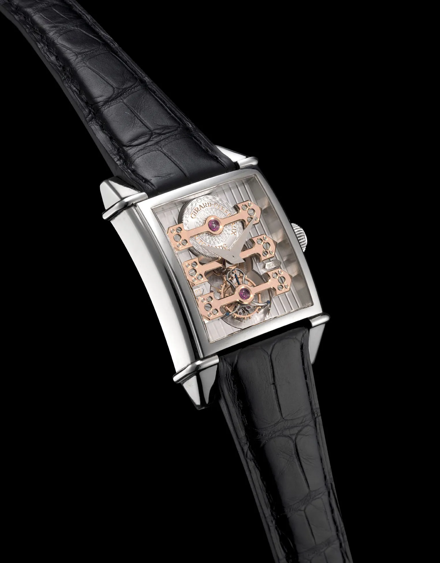 Girard-Perregaux Tourbillon Vintage 1945 9987 32mm Platinum Silvered