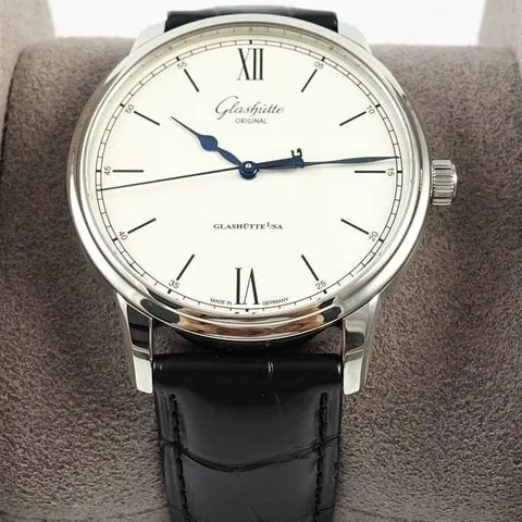 Glashütte Senator 1-36-01-01-02-30 40mm Stainless steel Silver