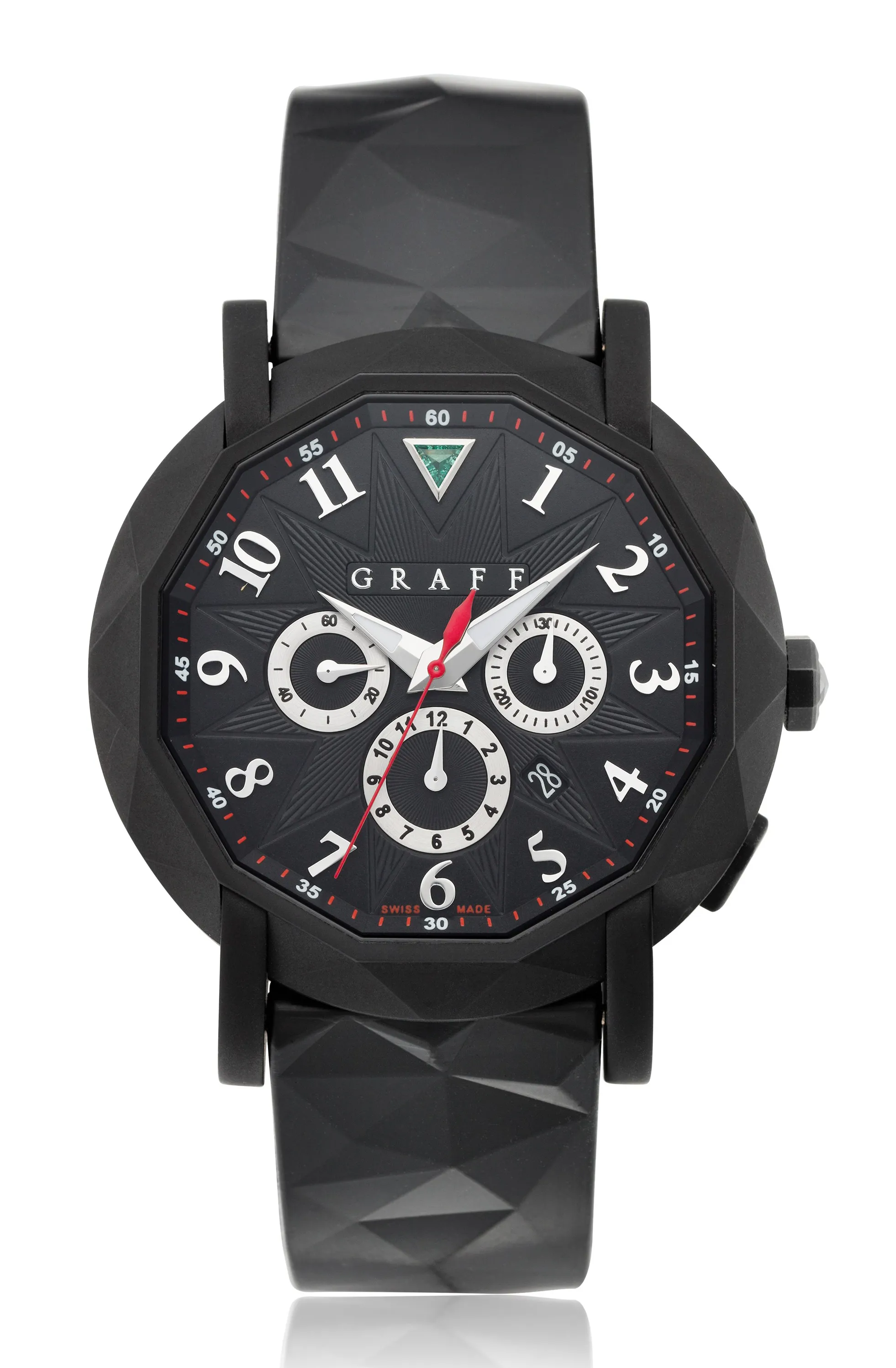 Graff Chronograff 5500HV 42mm Black DLC Black