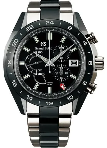 Grand Seiko Spring Drive SBGC223 46.5mm Ceramics Black