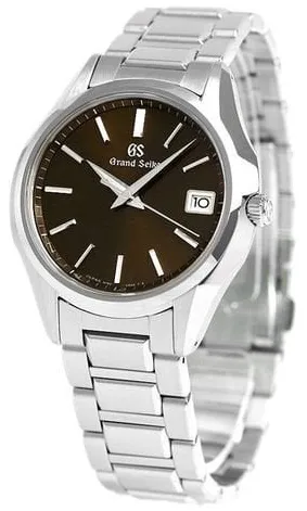 Grand Seiko Quartz SBGV237 39mm Stainless steel Black