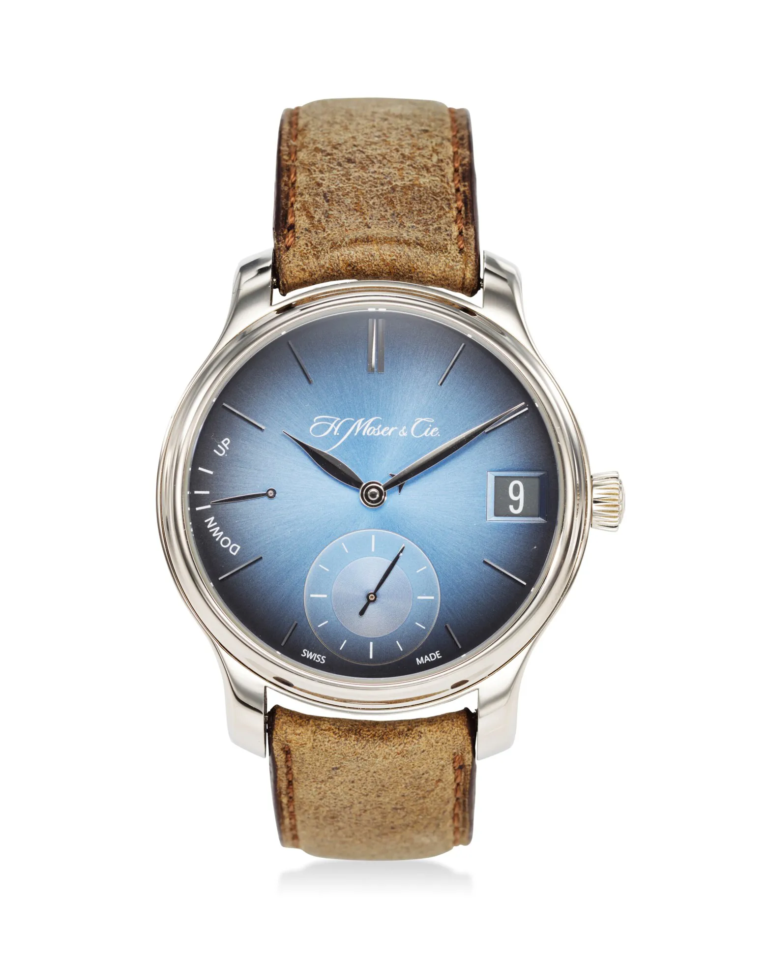 H. Moser & Cie. 1341-0207 41mm White gold Blue