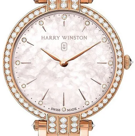 Harry Winston Premier PRNQHM36RR001 36mm Rose gold Mother-of-pearl