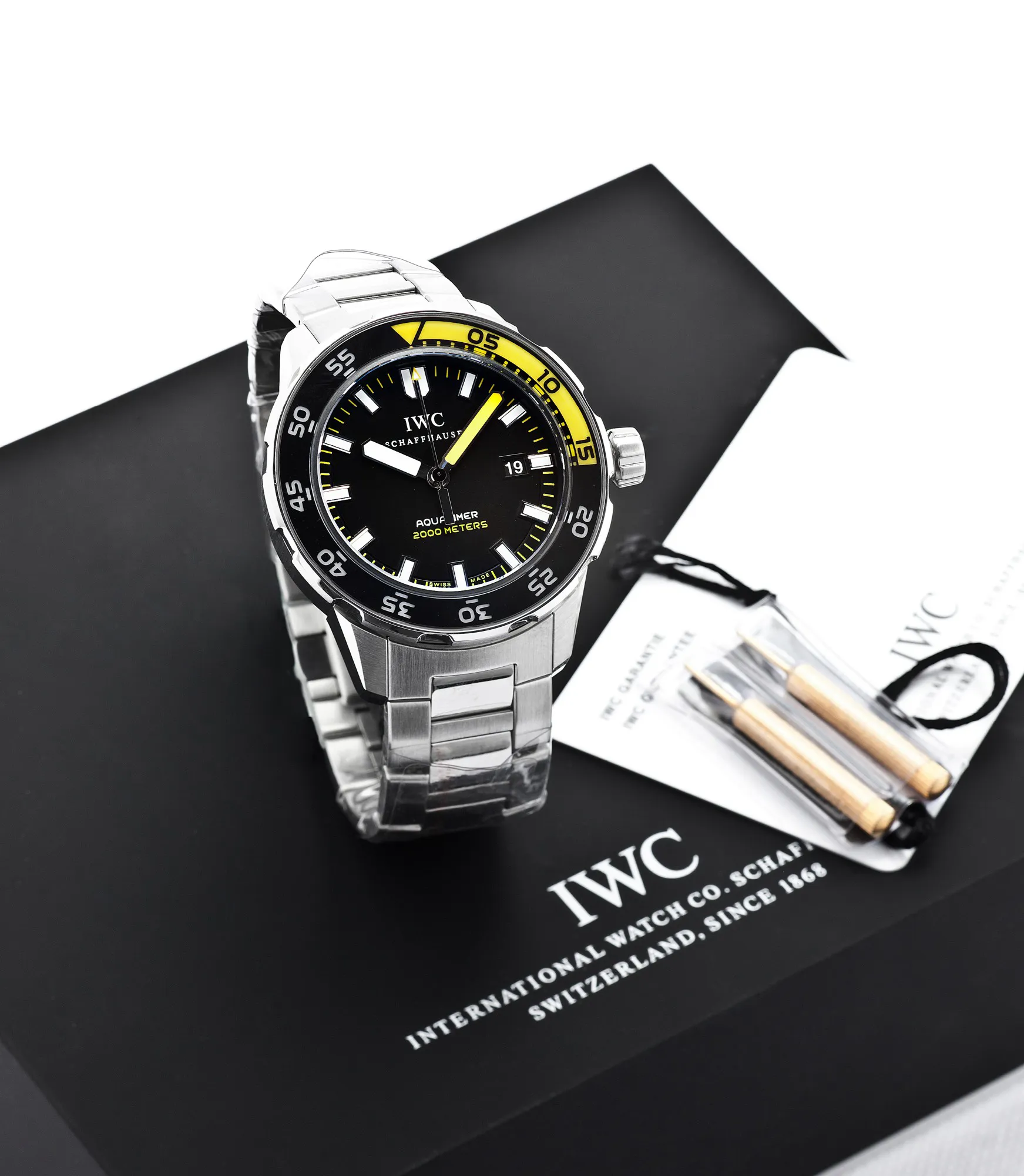 IWC Aquatimer 3568 45mm Stainless steel Black